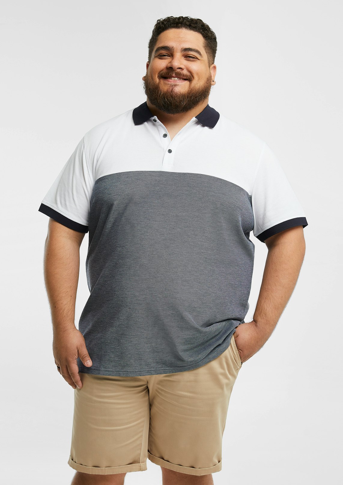 Benson Colour Block Polo Shirt