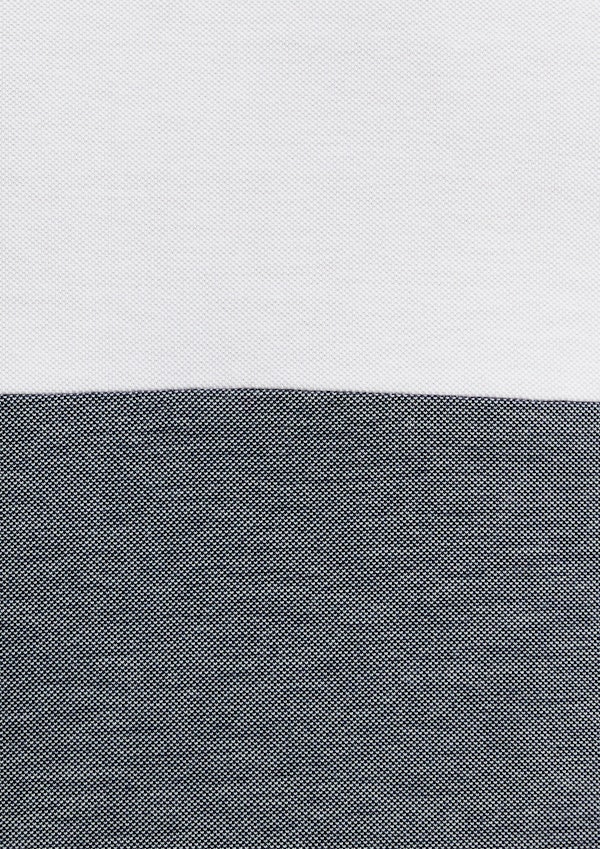 White Benson Colour Block Polo Shirt