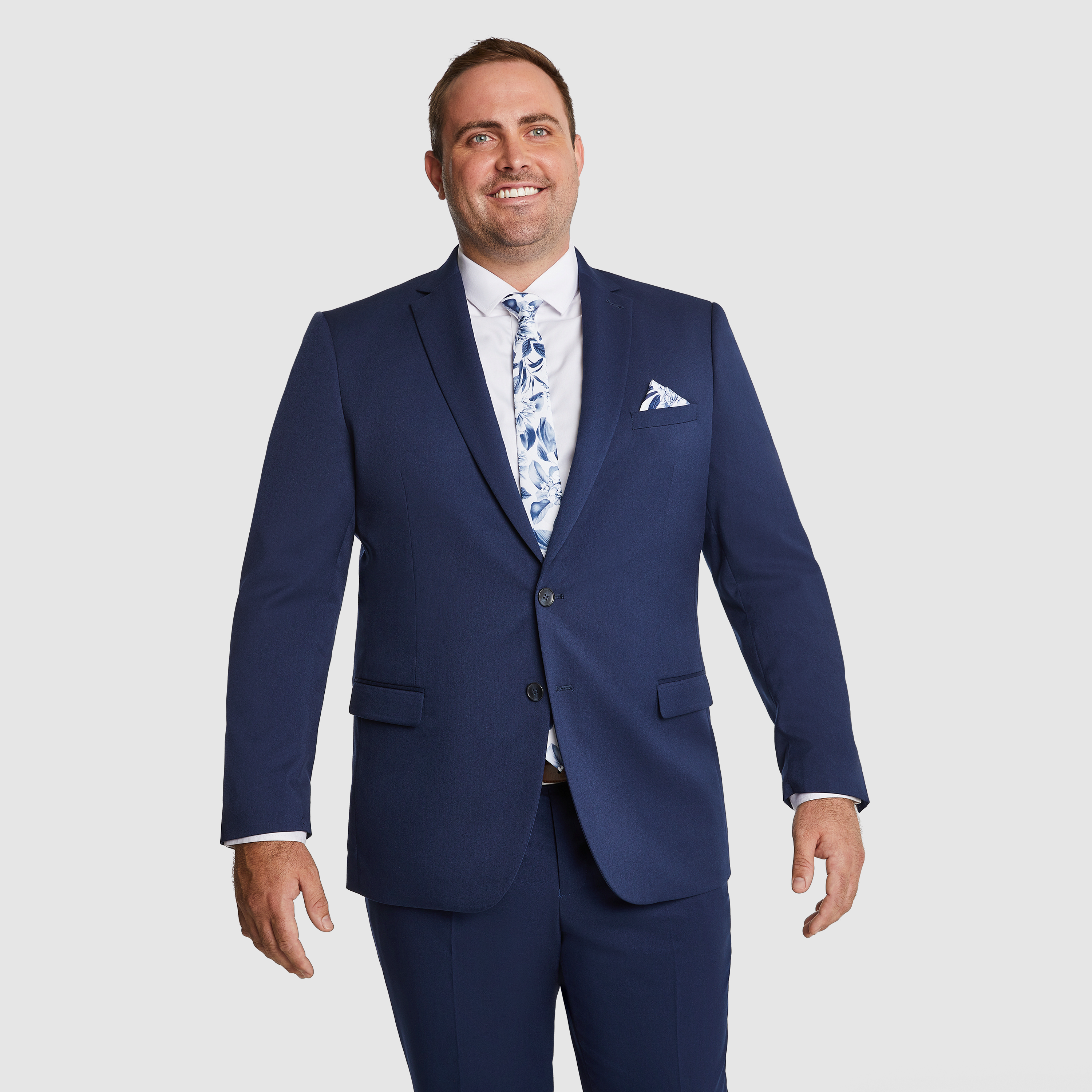 Diamond Stretch Suit Jacket