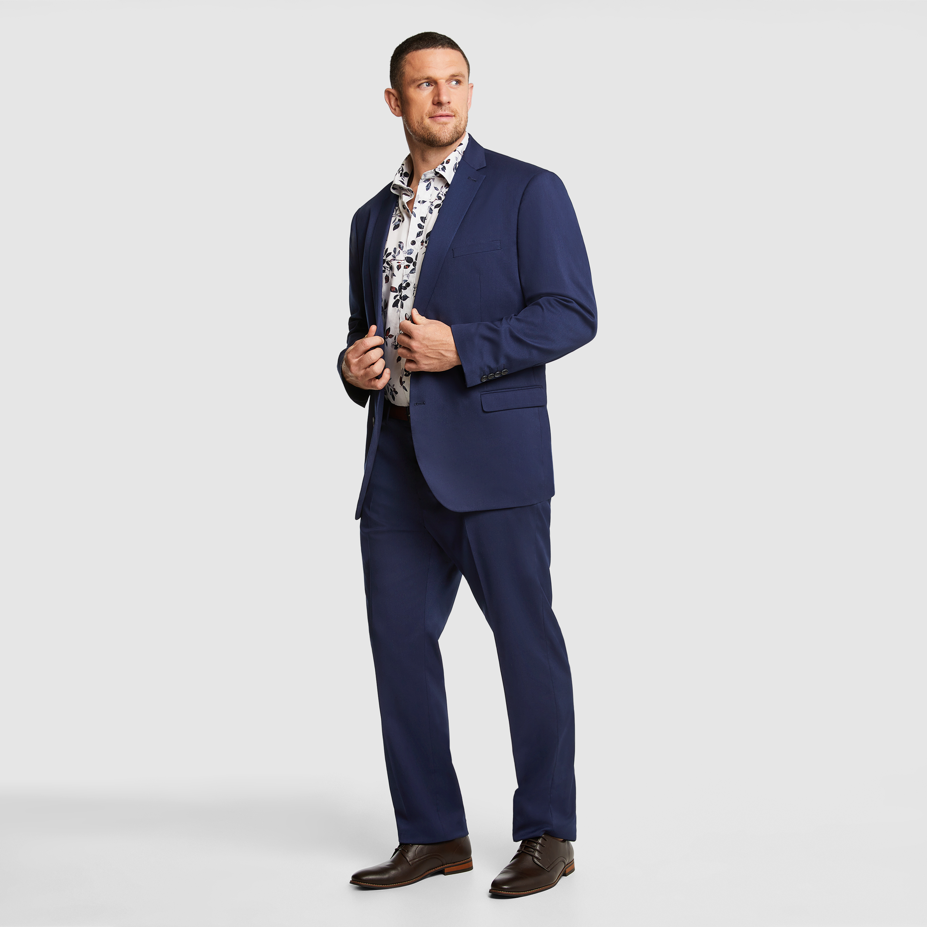 Diamond Stretch Suit Jacket