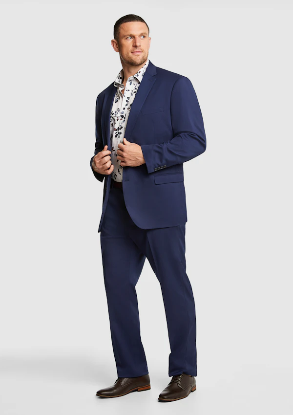 Diamond Stretch Suit Jacket