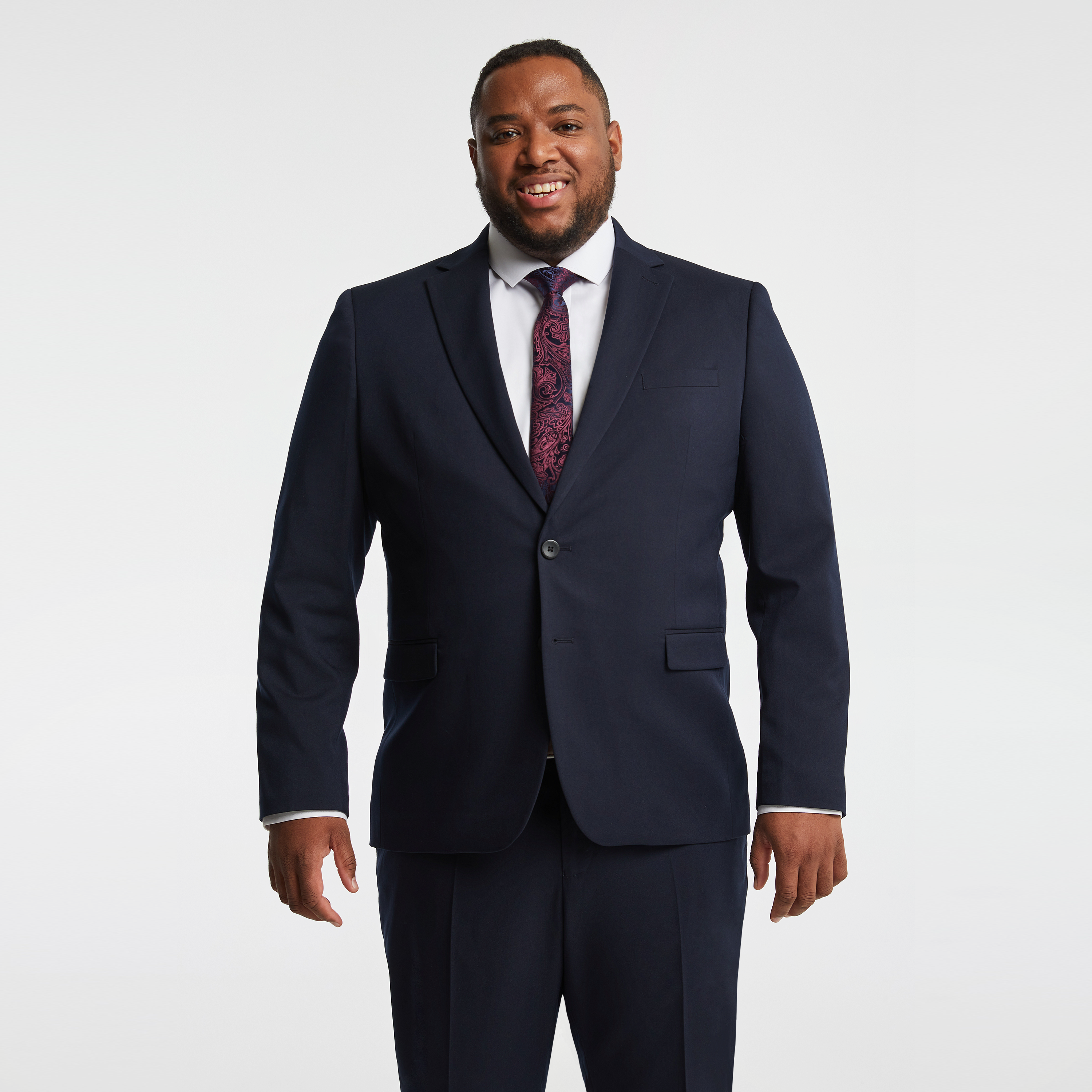 Diamond Stretch Suit Jacket