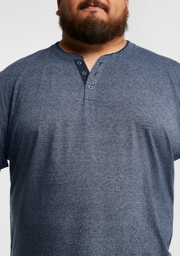 Blue Anthony Henley Tee