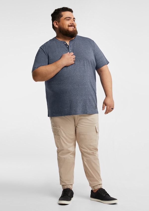 Blue Anthony Henley Tee