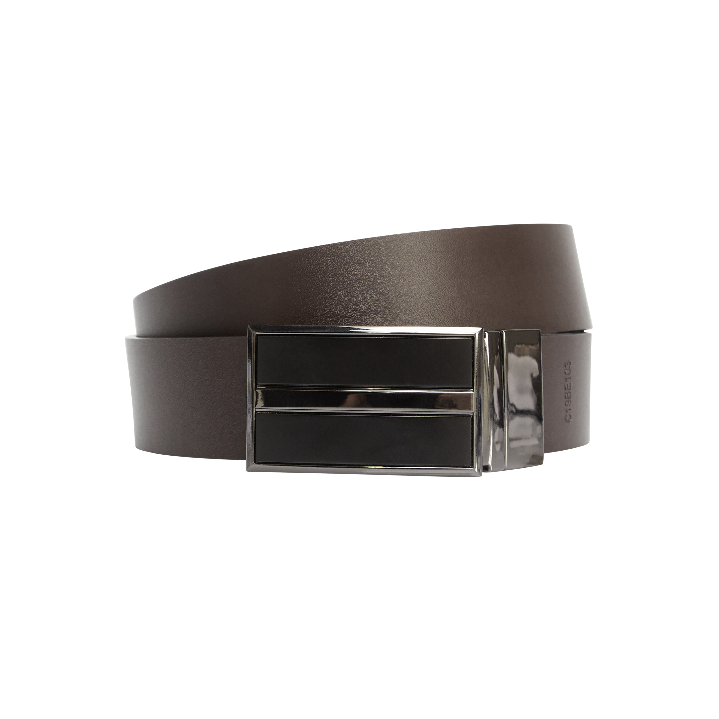 Black / Chocolate Carrington Reversible Belt