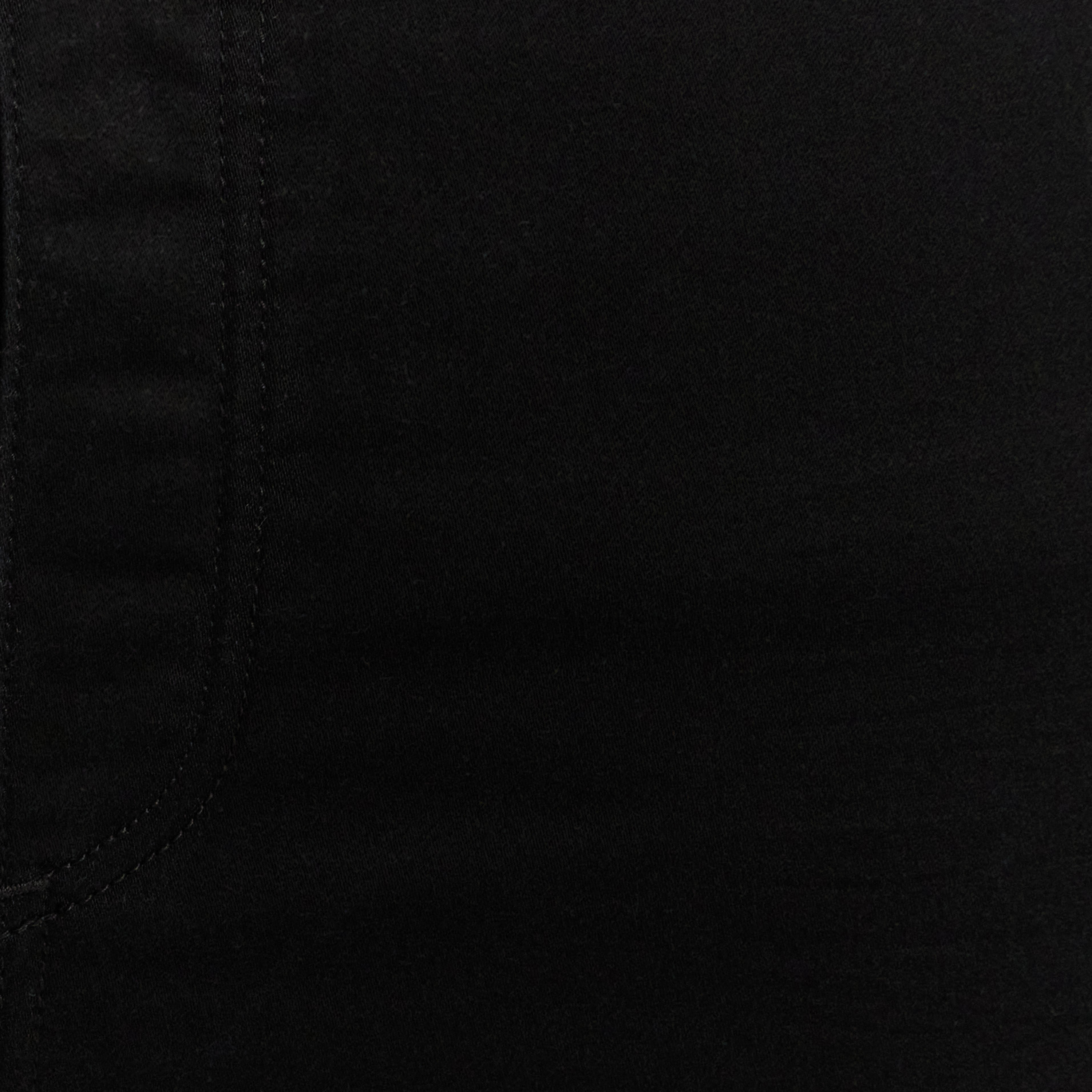 Black Cyber Stretch Cuffed Joggers