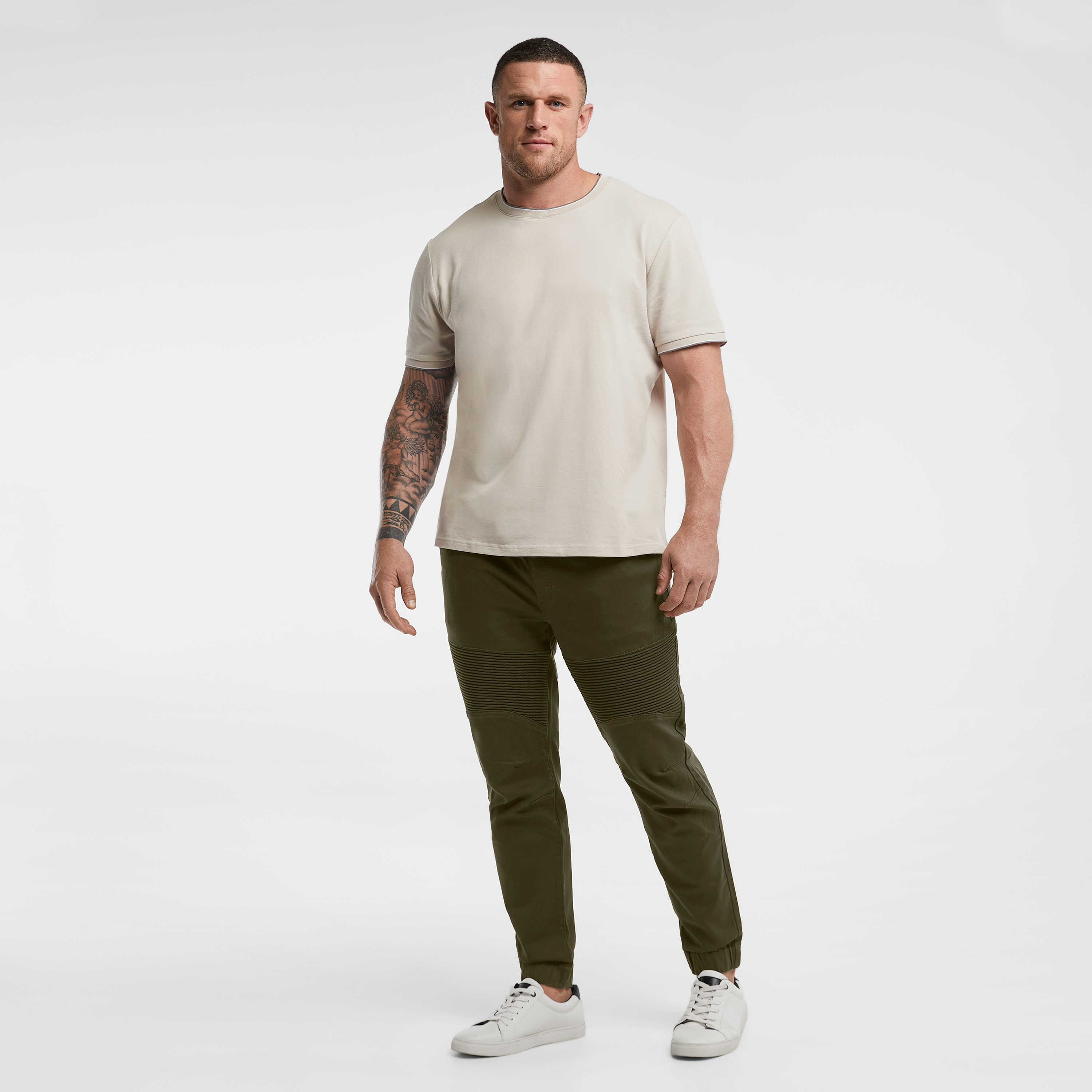 Military Cyber Stretch Cuffed Joggers