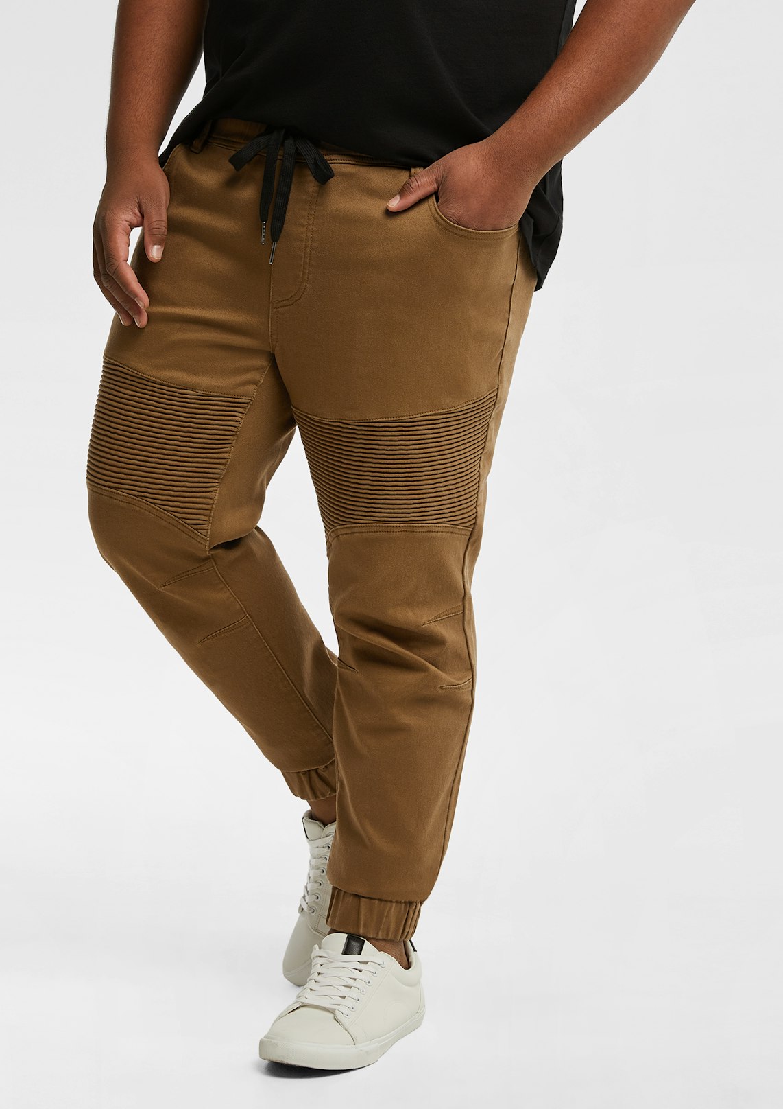 Cuffed online khaki joggers