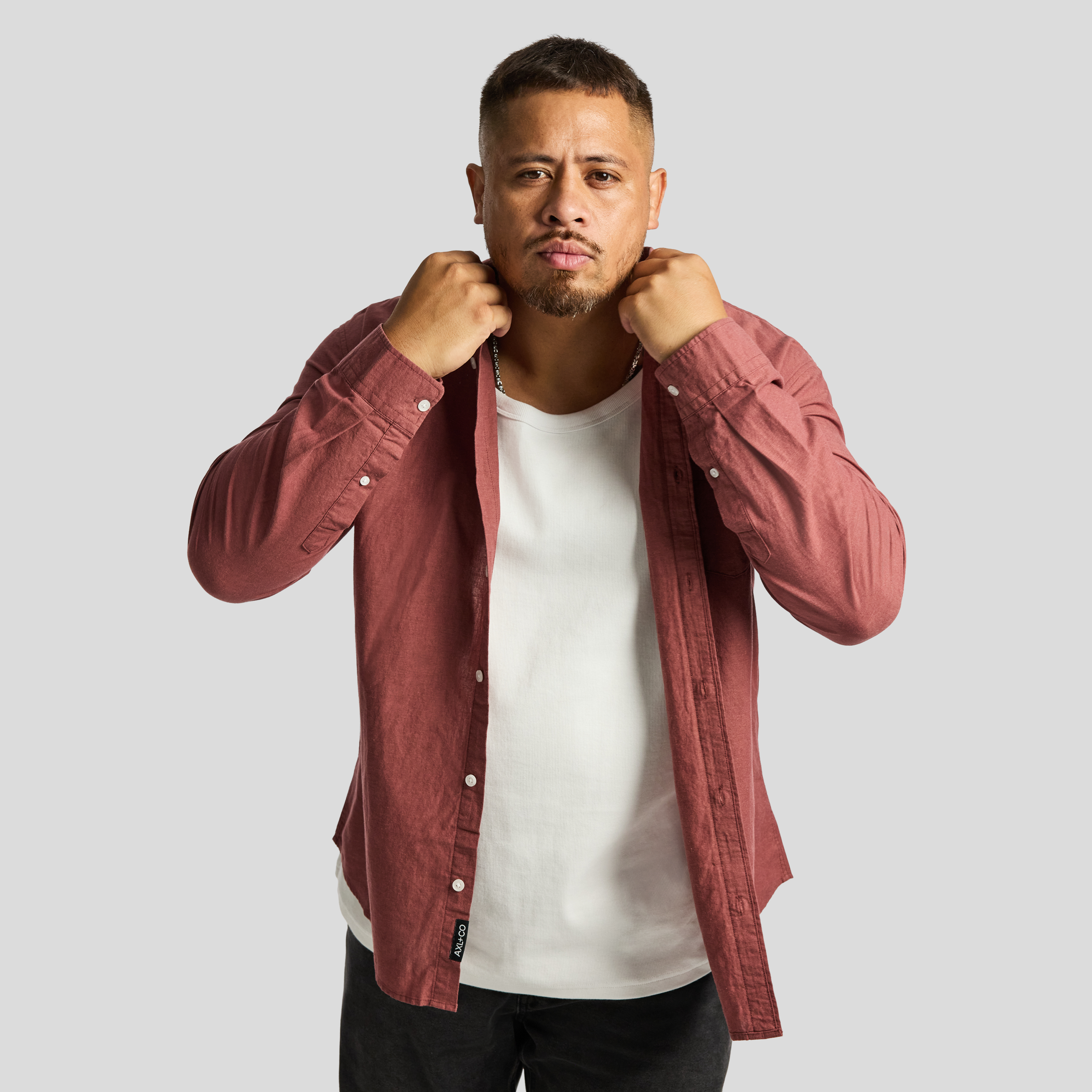 Albany Linen Blend Casual Shirt