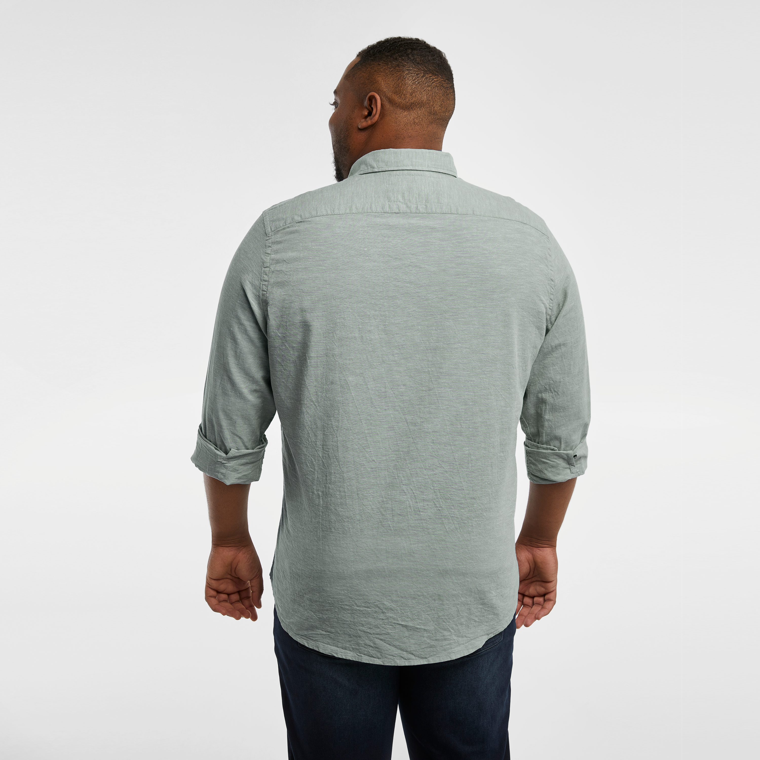 Sage Albany Linen Blend Shirt