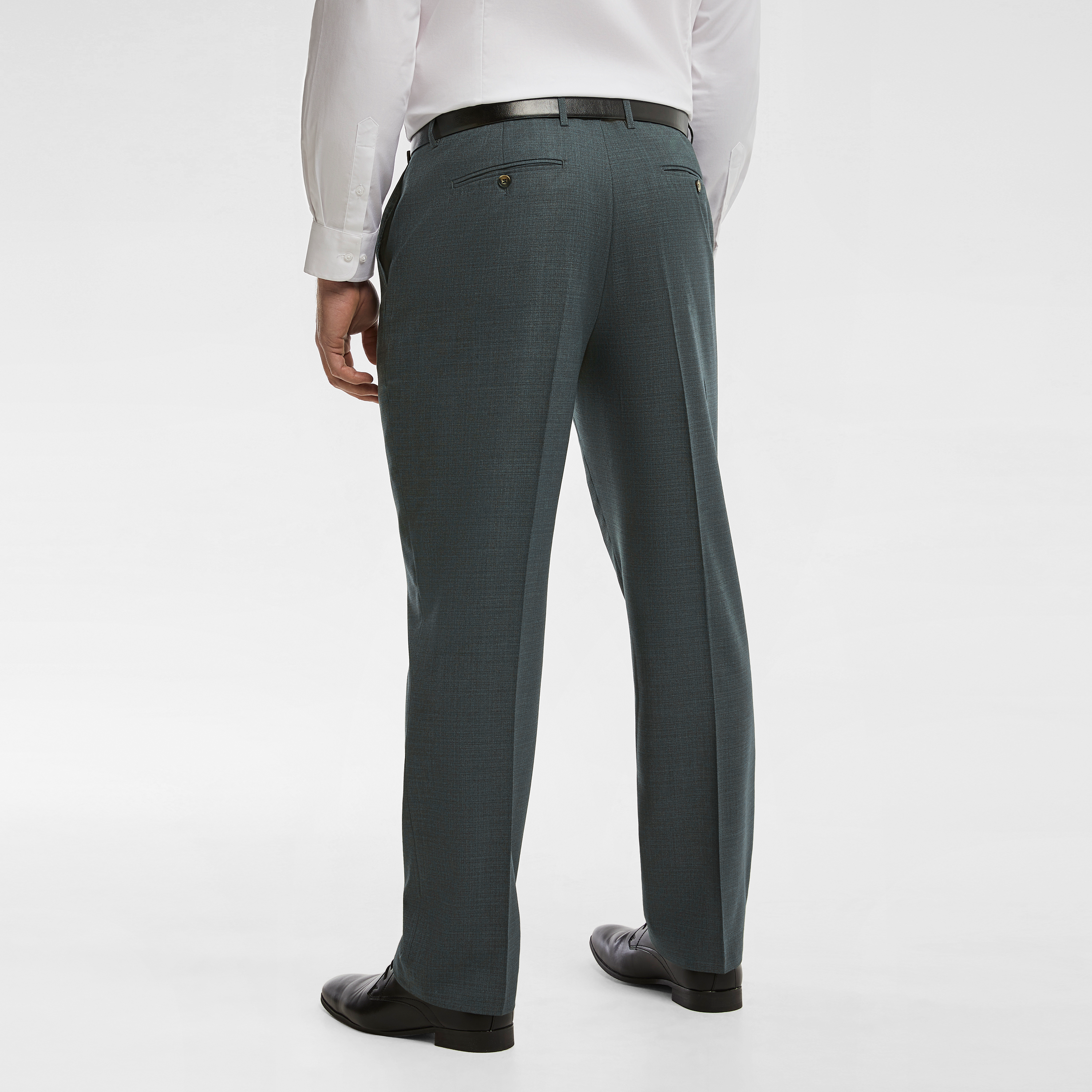 Petrol Formosa Textured Dress Pants