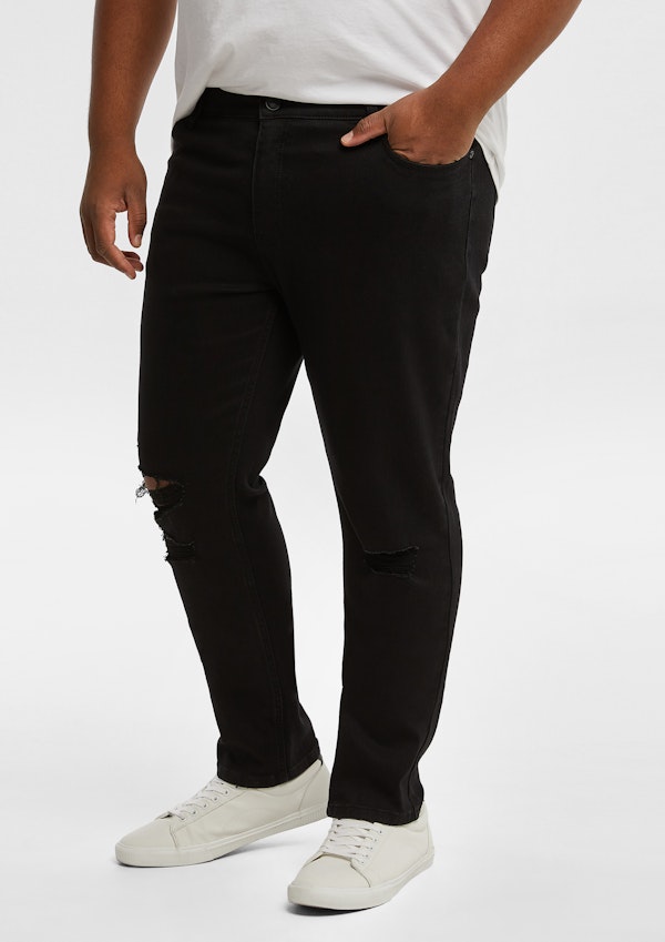 Zach Stretch Slim Ripped Jeans