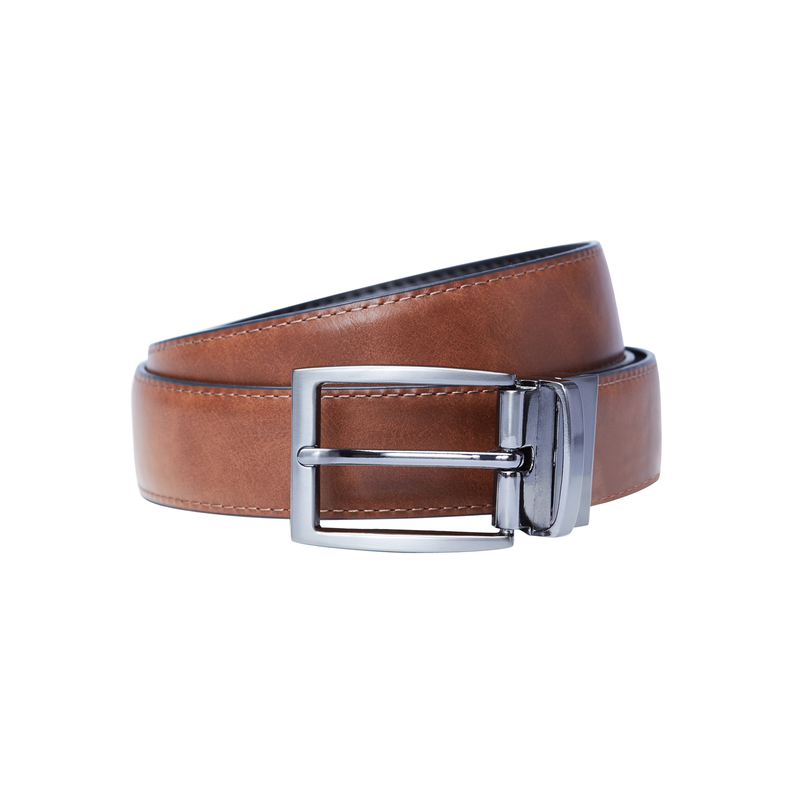 Black Tan Billy Reversible Belt