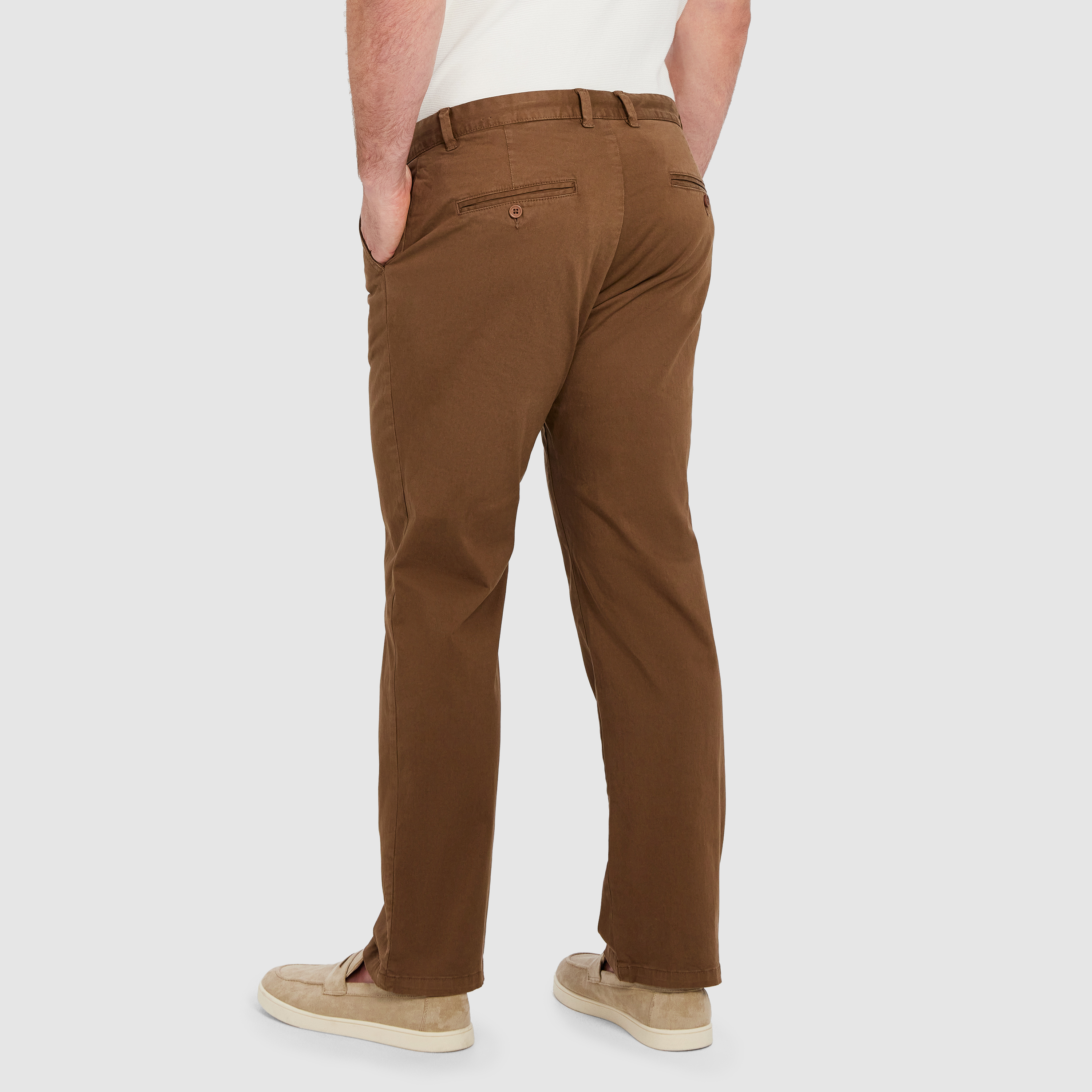 Camel Hastings Straight Leg Chinos