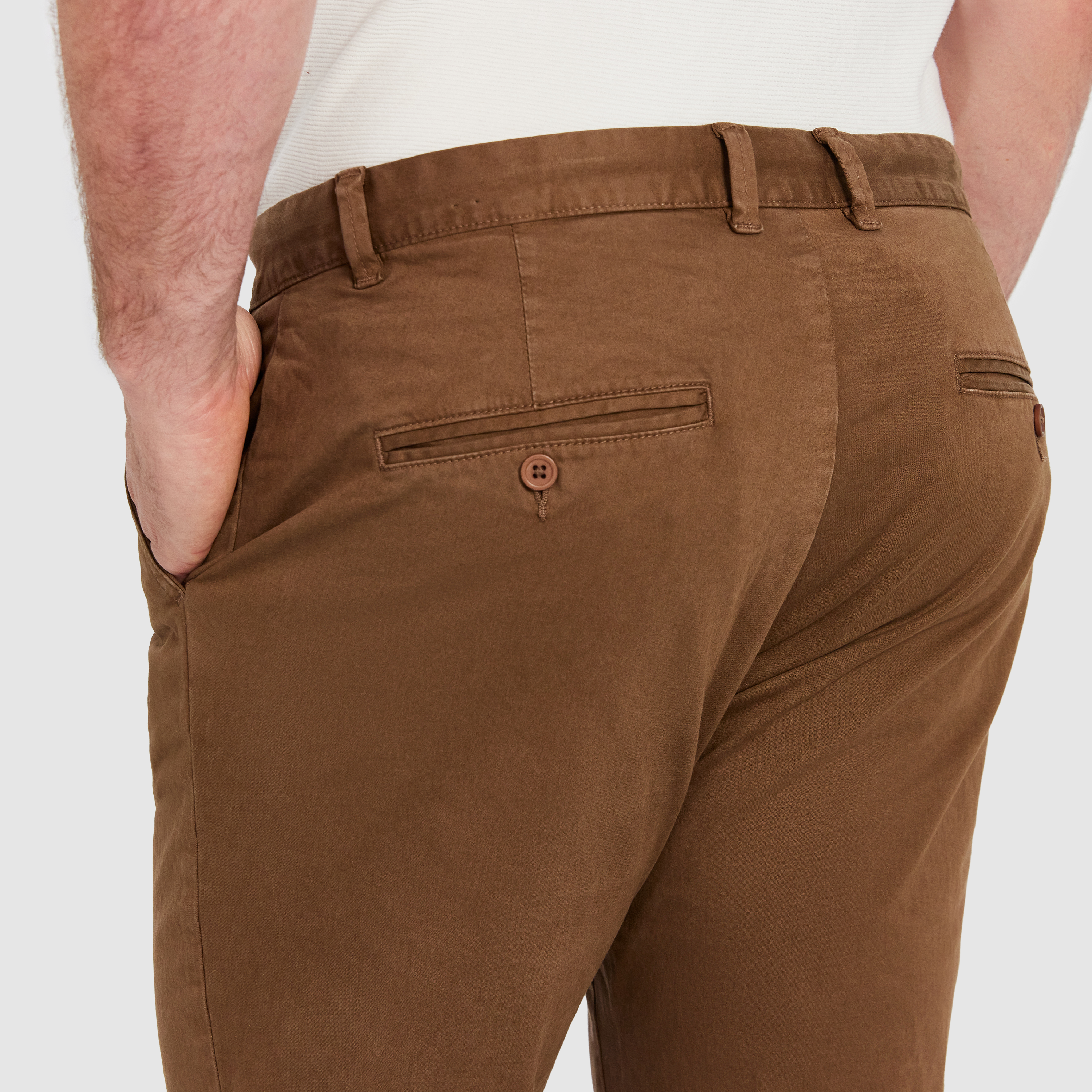 Camel Hastings Straight Leg Chinos