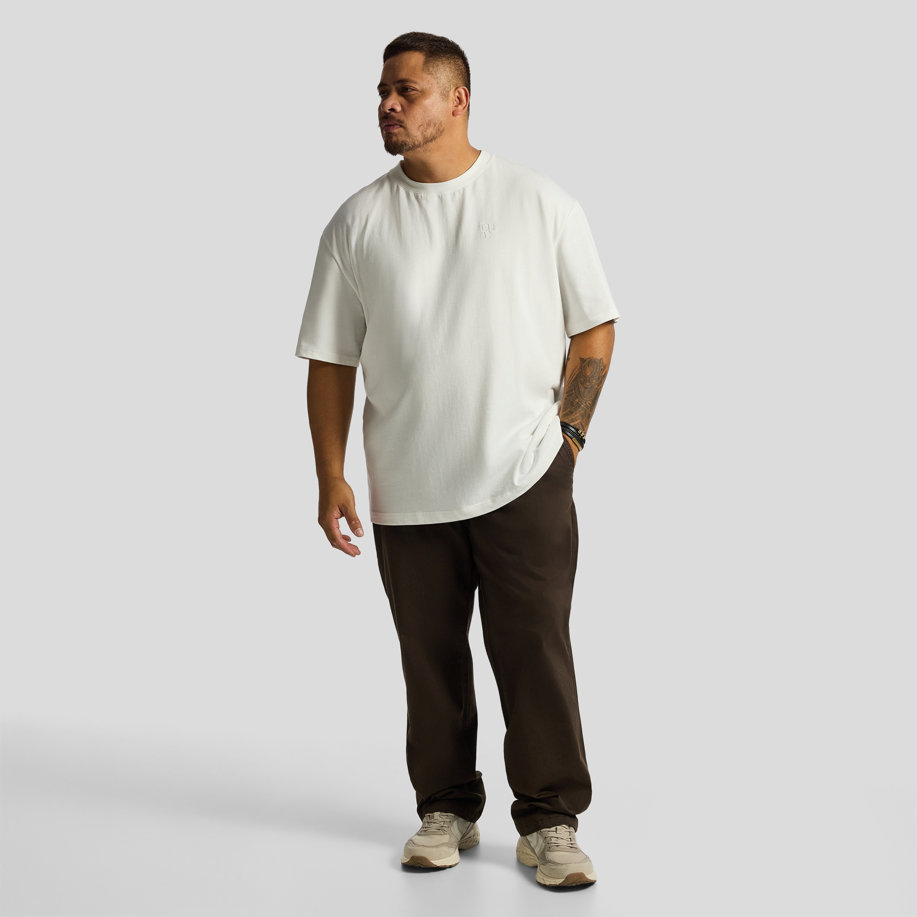 Dark Brown Hastings Straight Leg Chinos