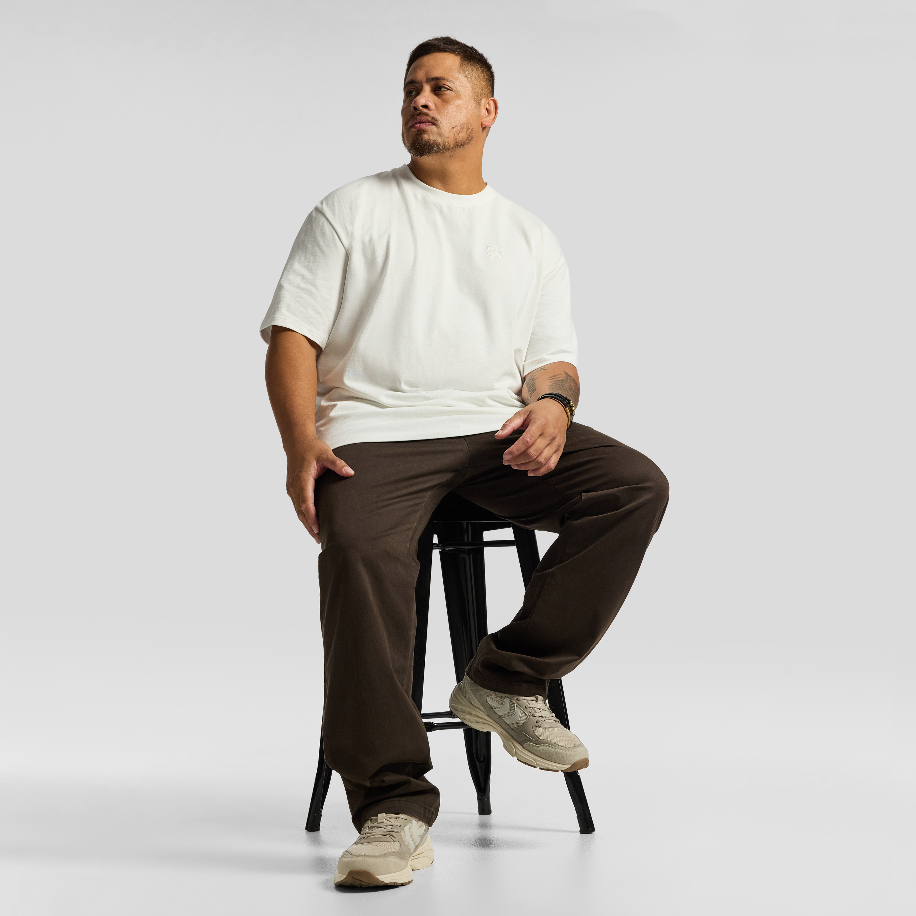 Dark Brown Hastings Straight Leg Chinos