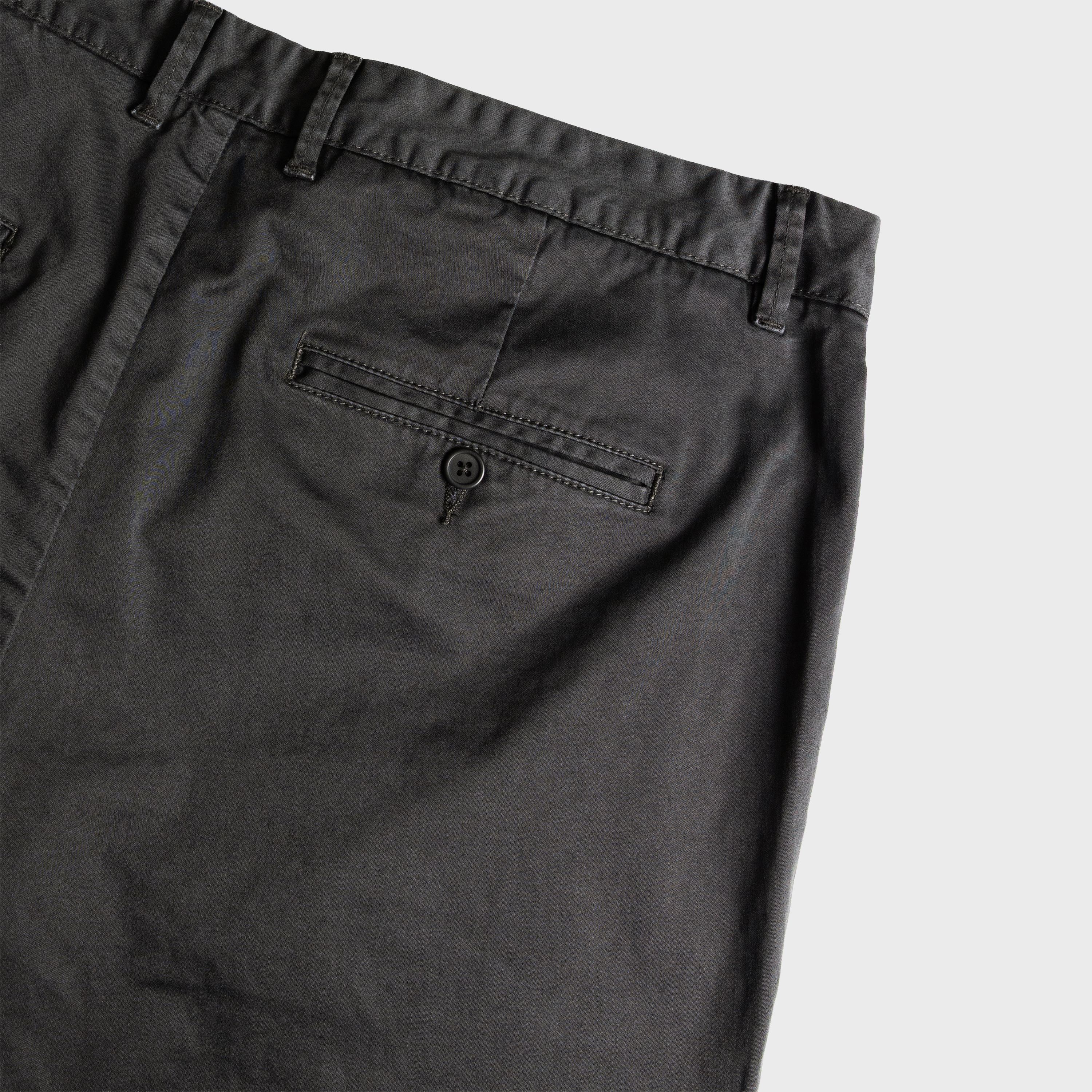 Gunmetal Hastings Straight Leg Chinos