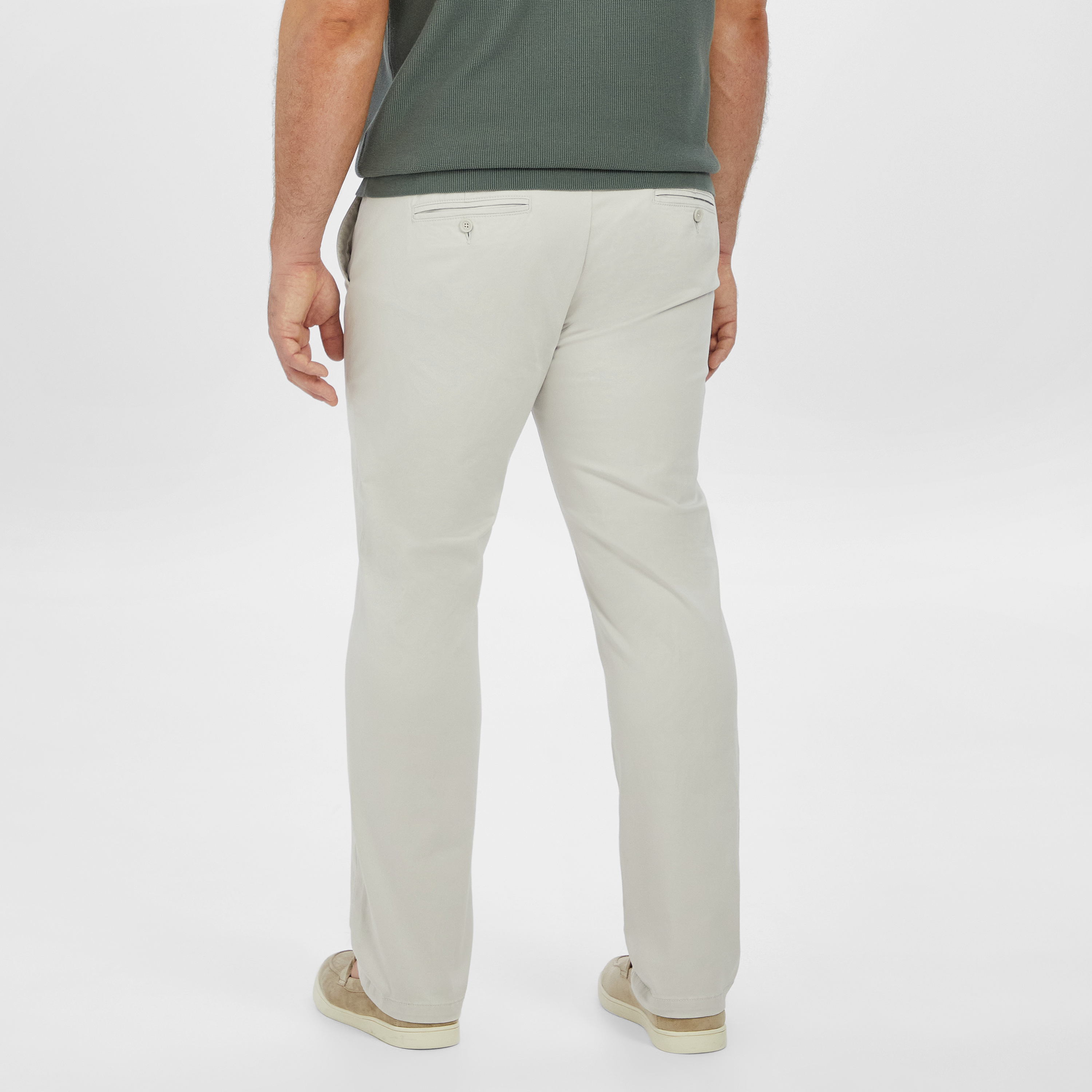 Ice Grey Hastings Straight Leg Chinos