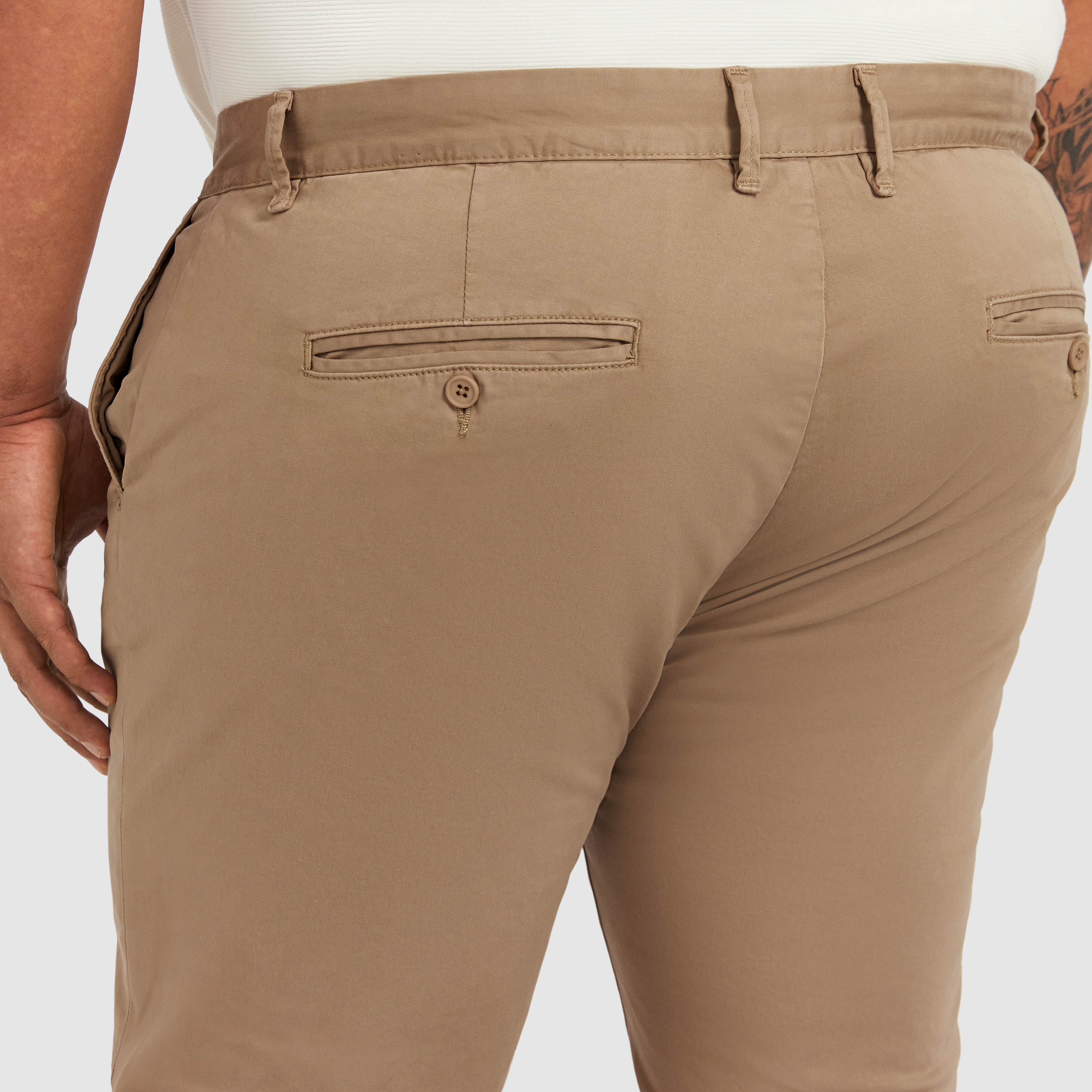 Sand Hastings Straight Leg Chinos