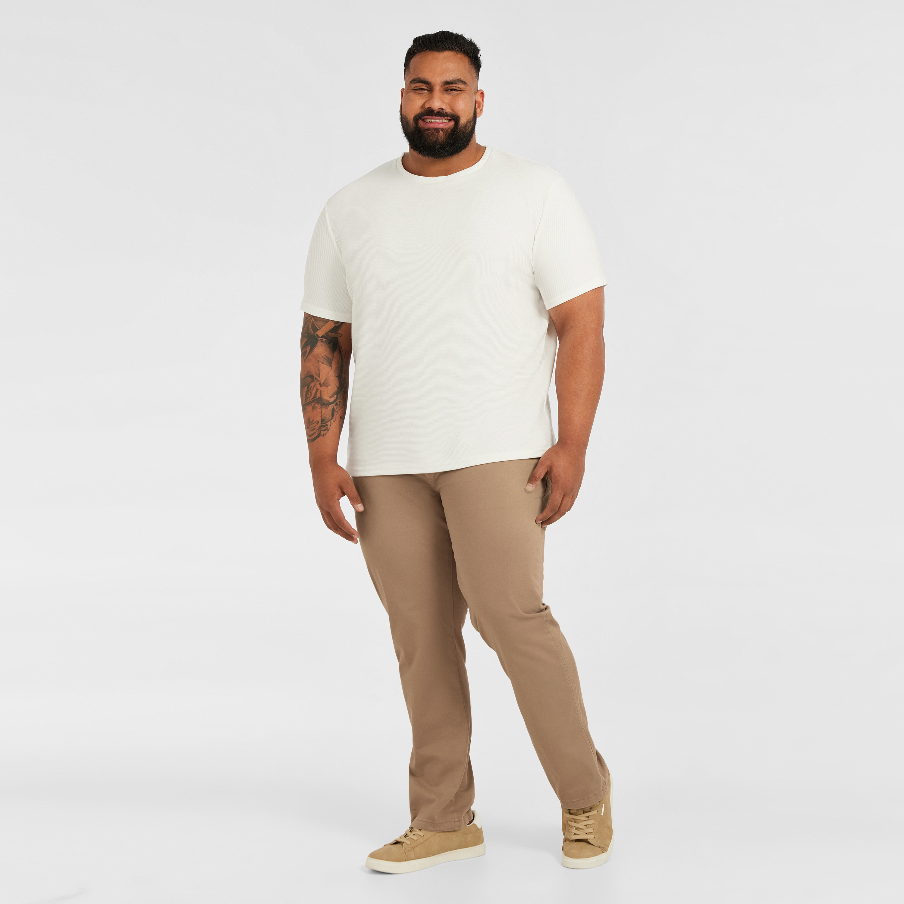 Sand Hastings Straight Leg Chinos