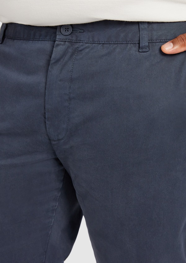 Steel Blue Hastings Straight Leg Chinos
