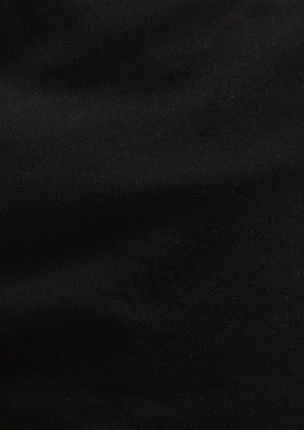 Black Coberg Cuffed Cargo Pants