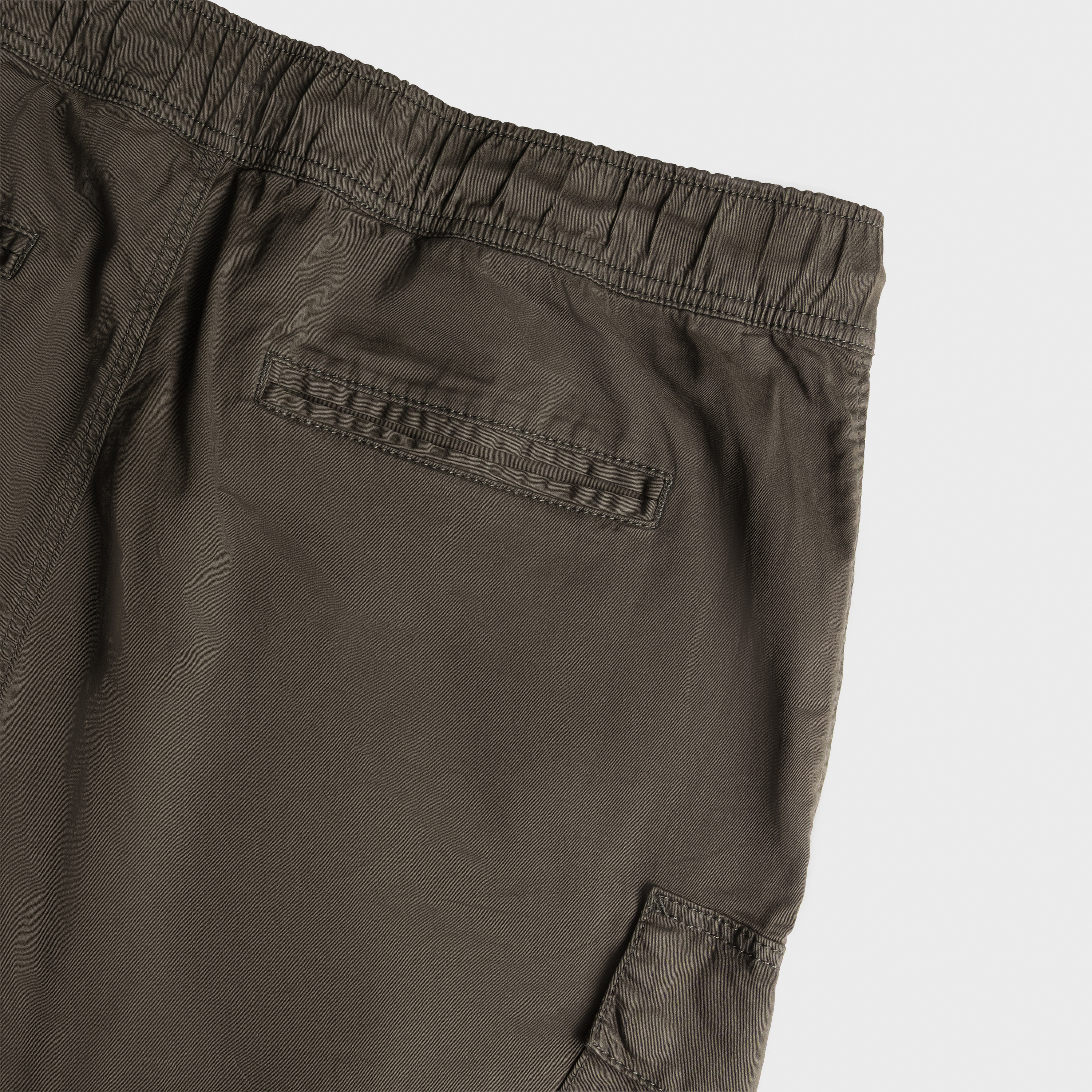 Green Coberg Cuffed Cargo Pants