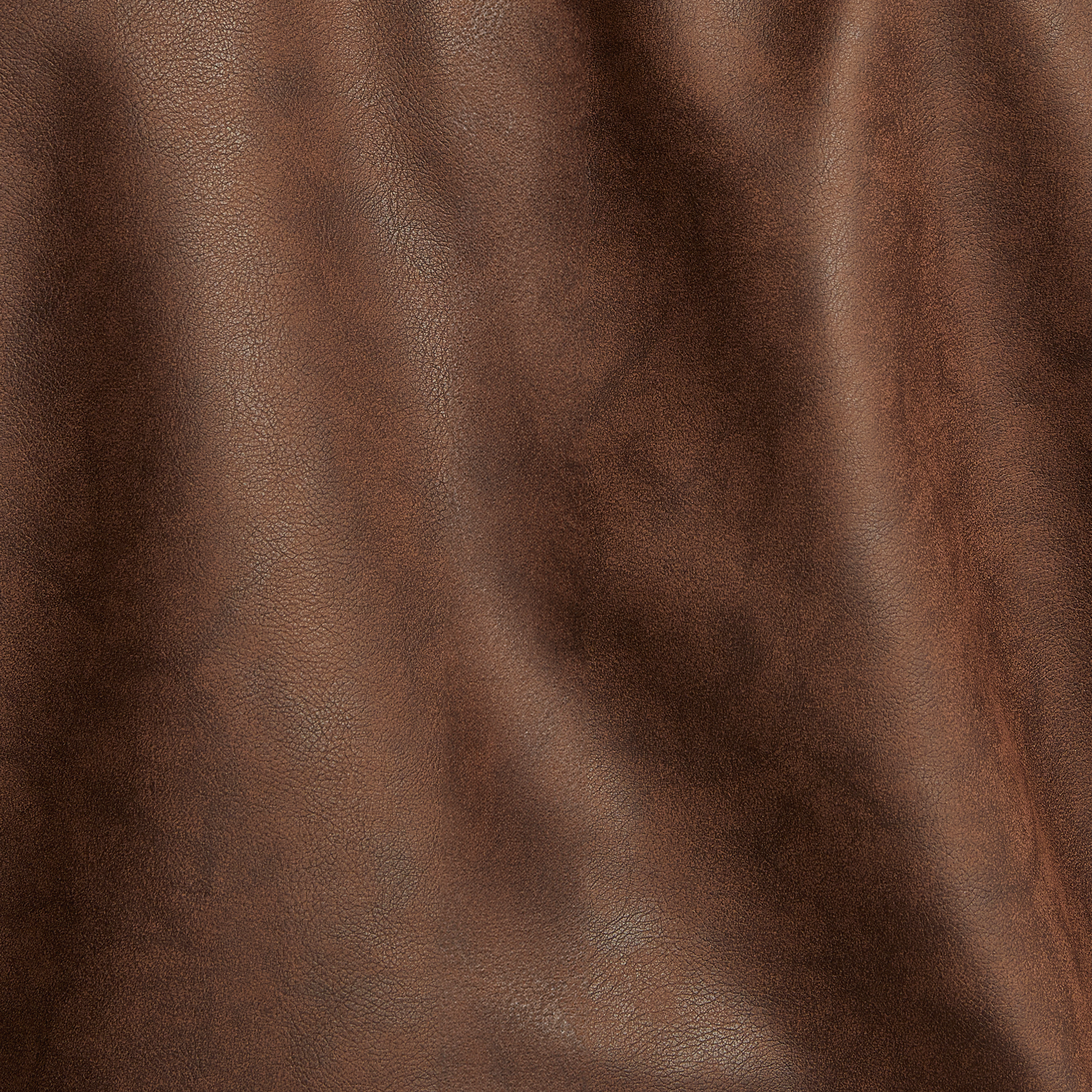 Brown Mark Faux Leather Jacket