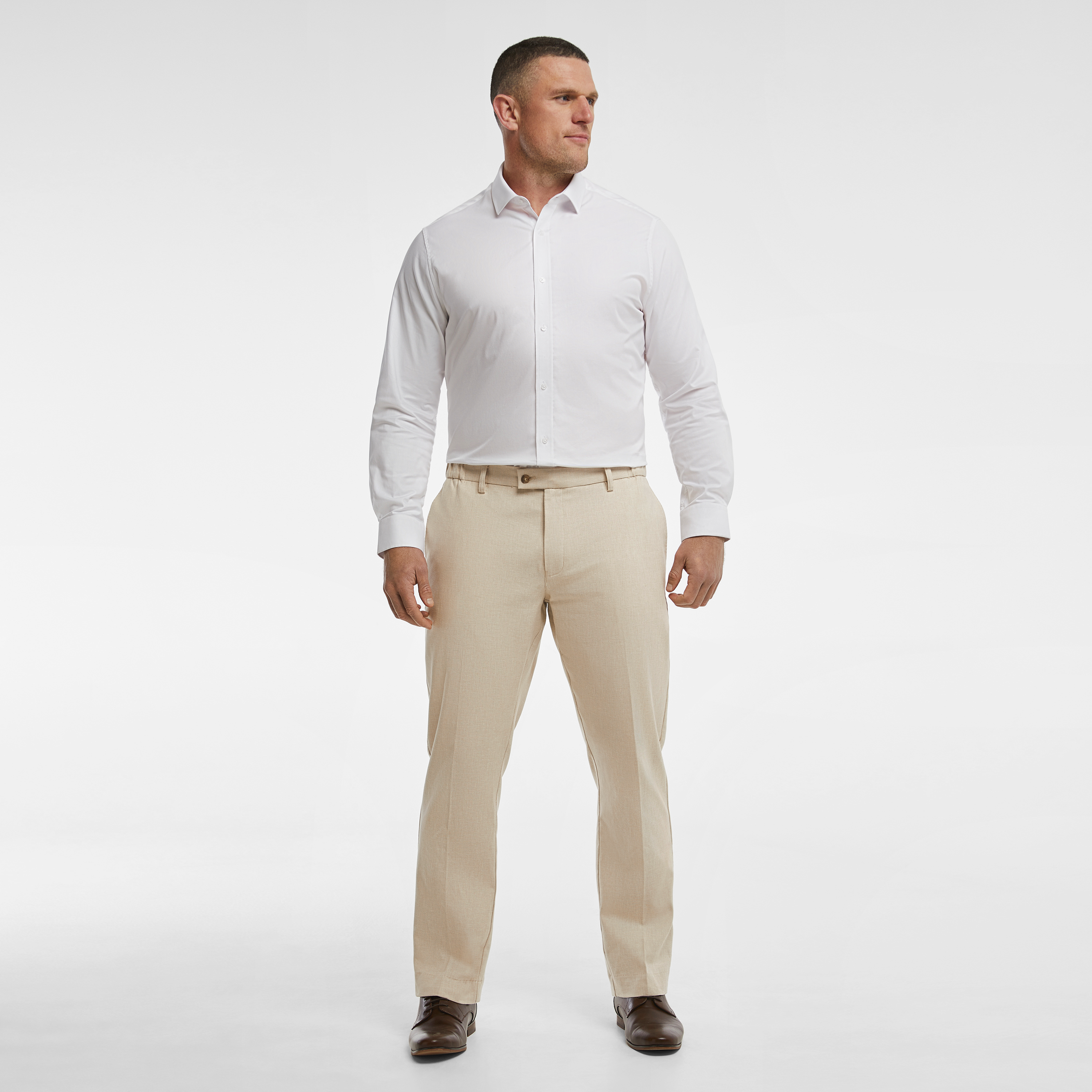 Sand Scarborough Linen Blend Dress Pants