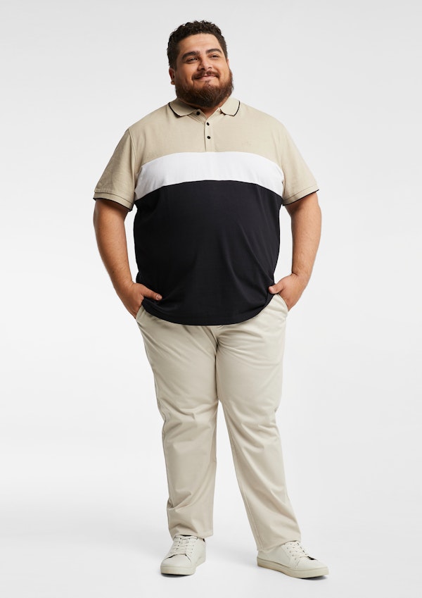 David Colour Block Polo Shirt