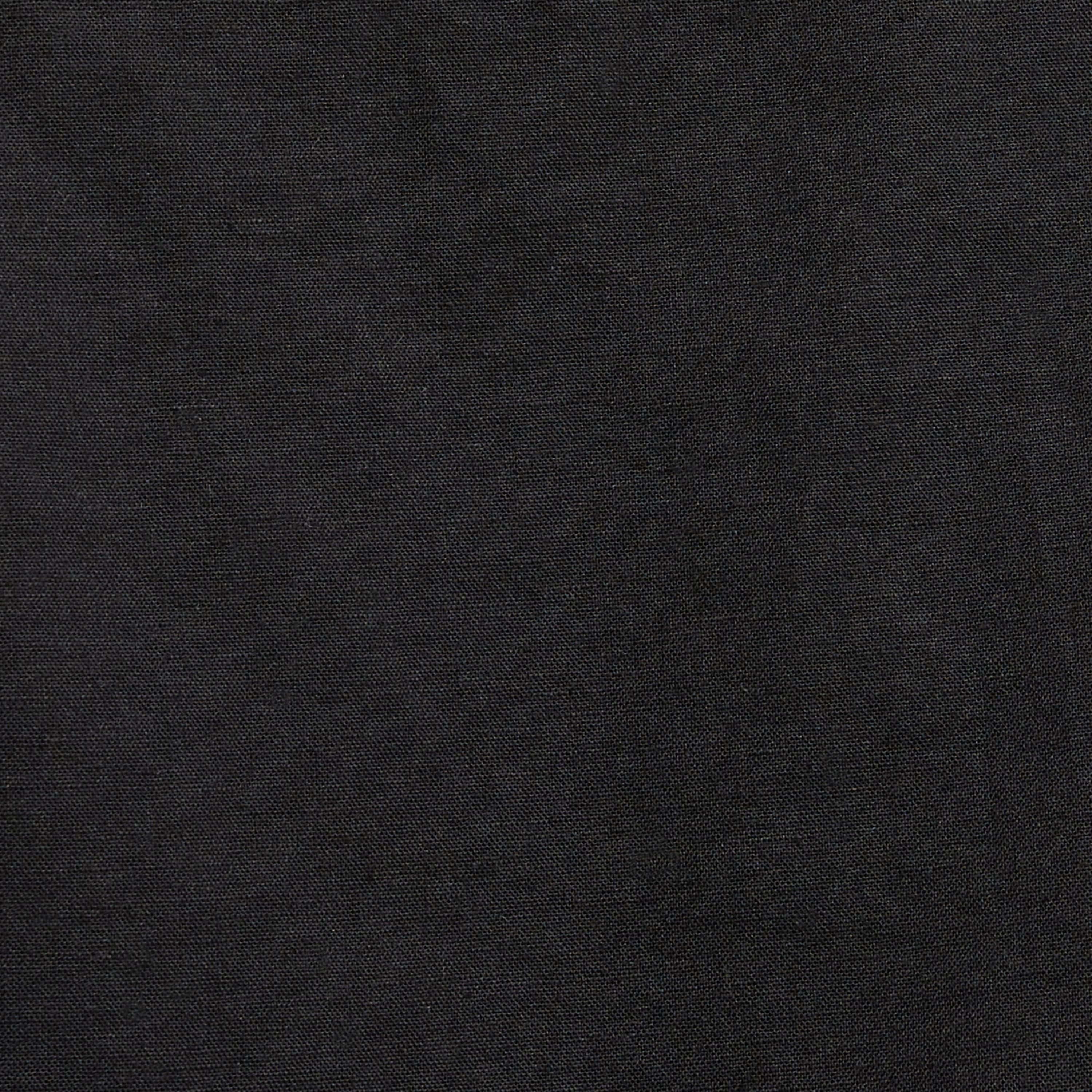 Black Albany Linen Blend Shirt