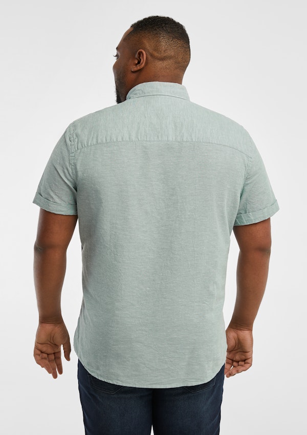 Sage Albany Linen Blend Shirt