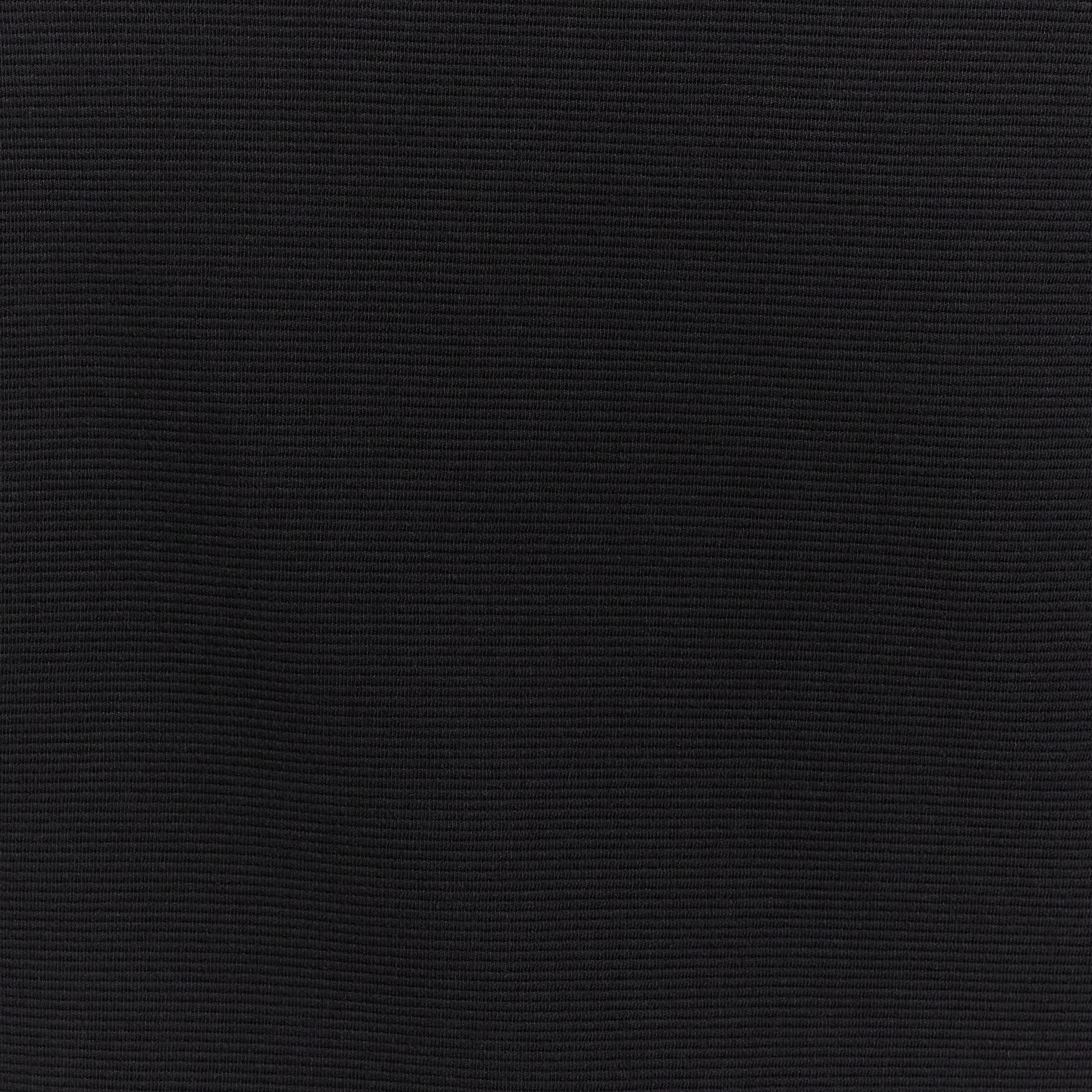 Black Korey Crew Neck Textured T Shirt