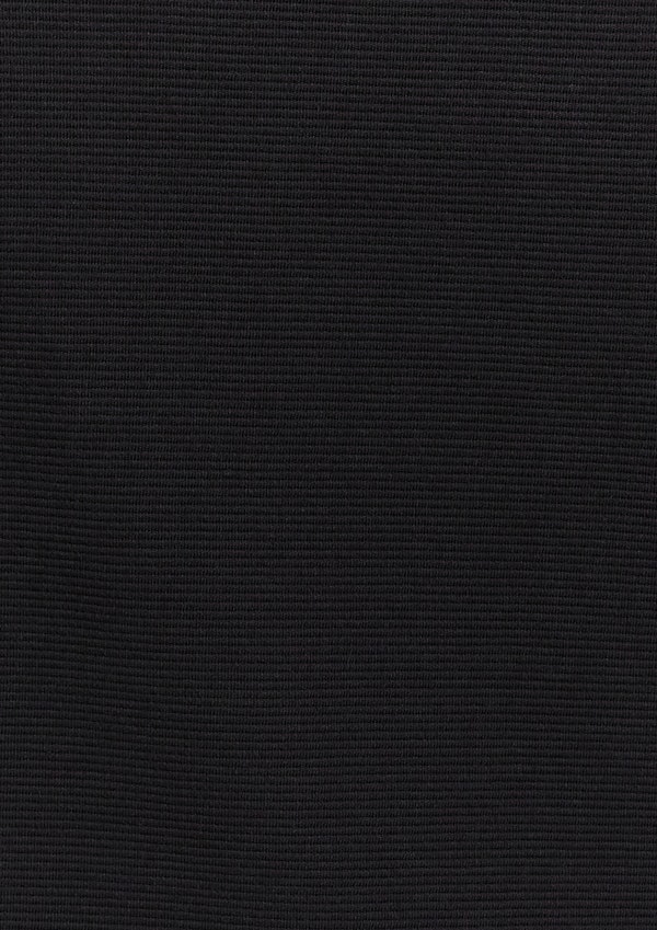 Black Korey Crew Neck Textured T Shirt