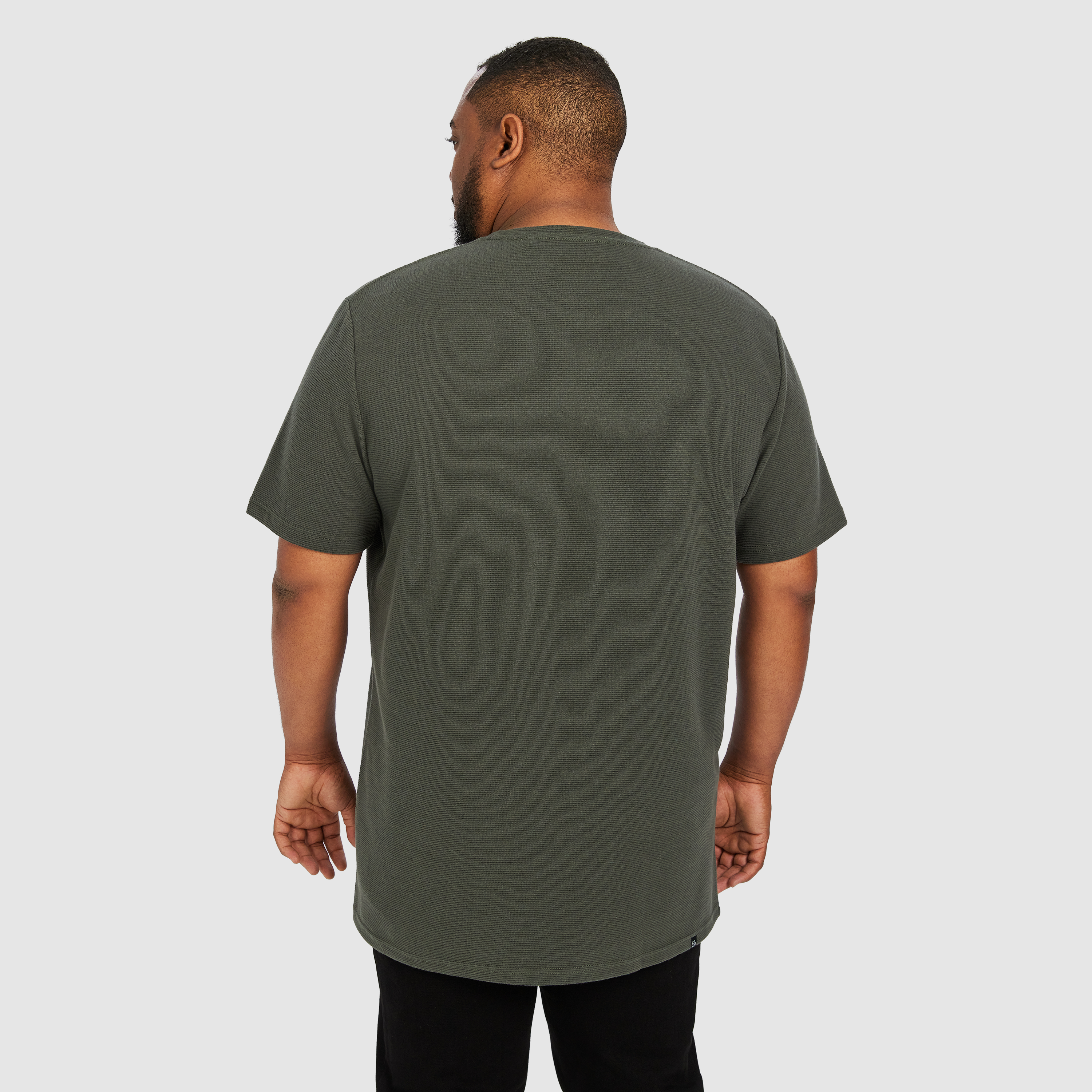 Korey Crew Neck Textured T Shirt