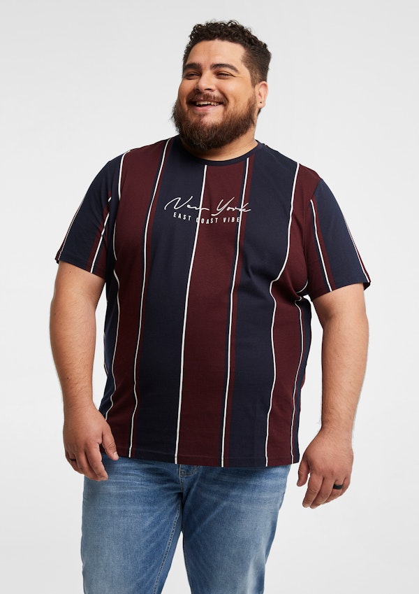 Kirkley Crew Neck Striped T Shirt