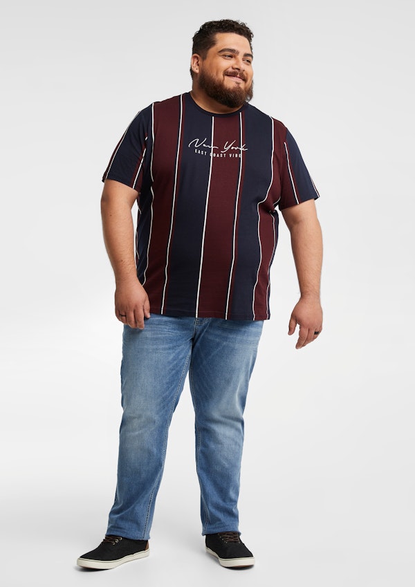 Kirkley Crew Neck Striped T Shirt