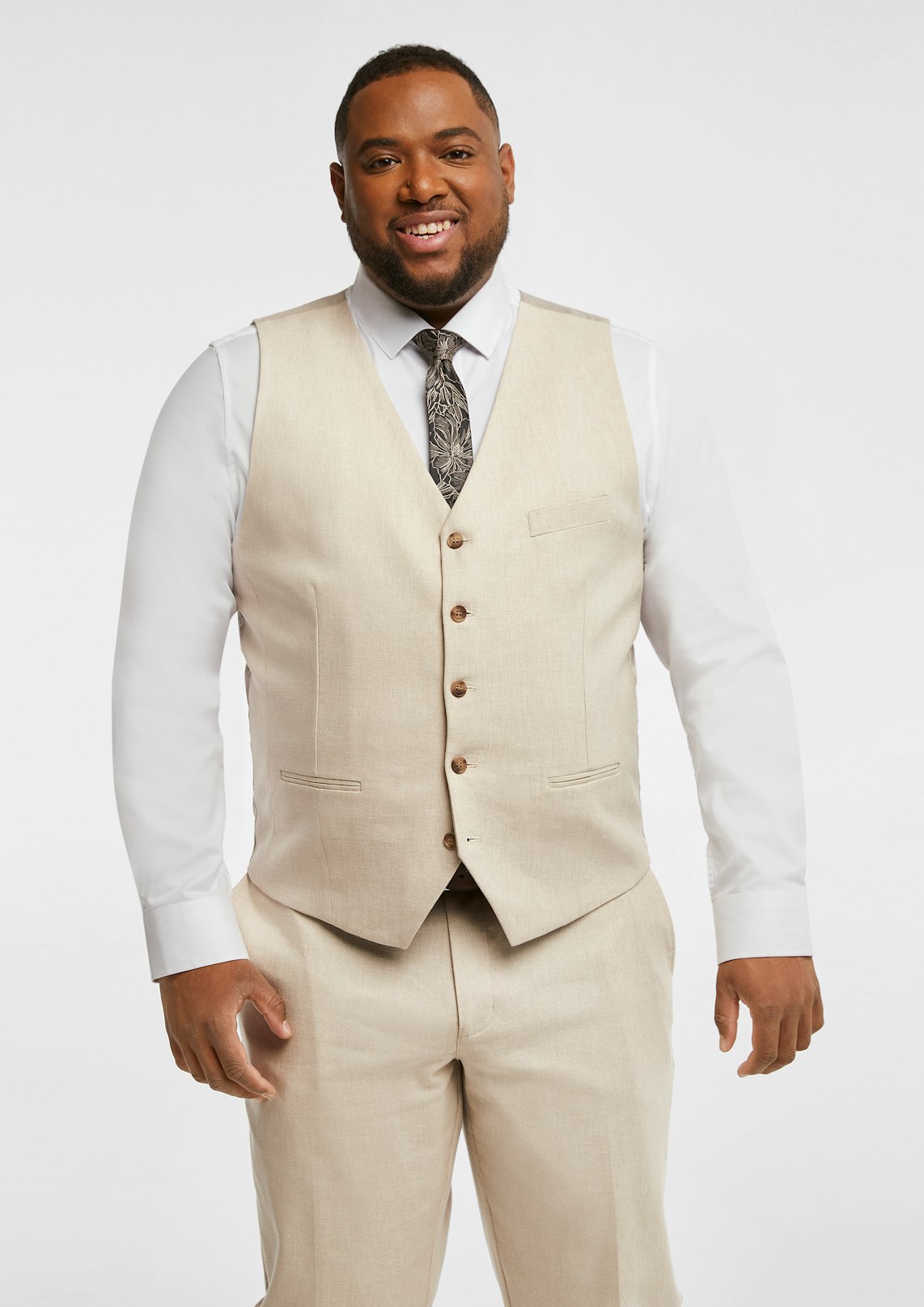 Scarborough Linen Blend Waistcoat