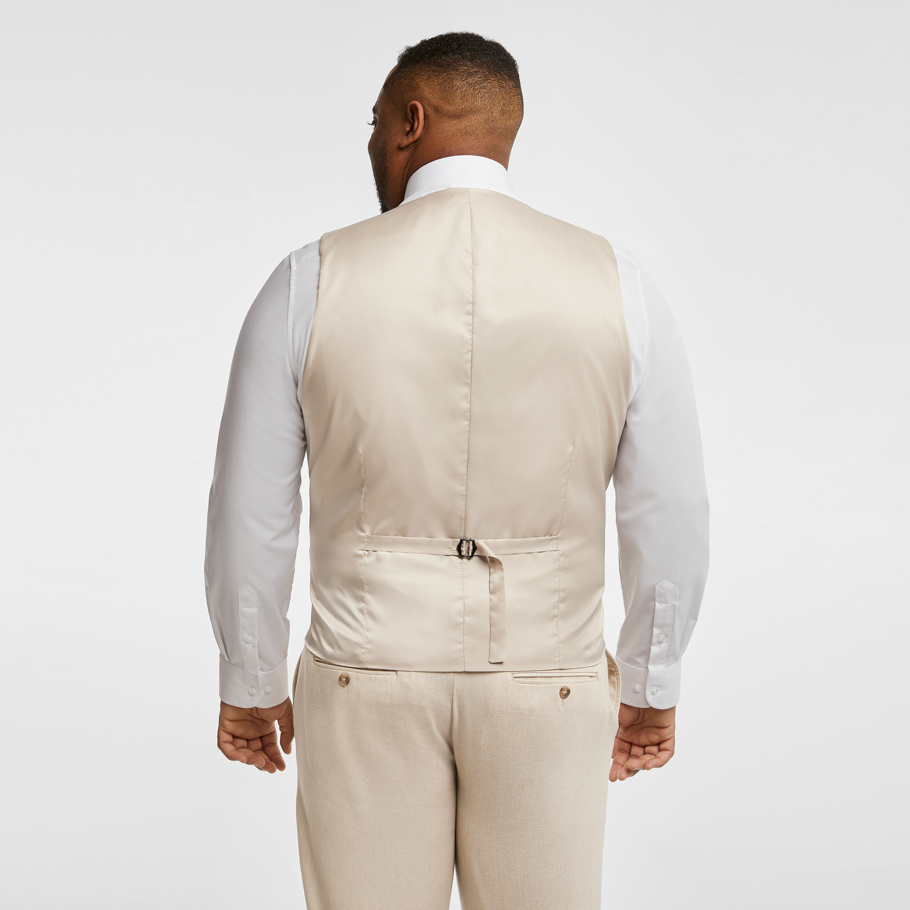 Sand Scarborough Linen Blend Waistcoat