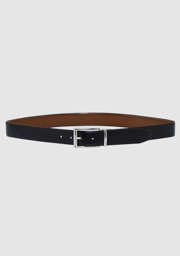 Black Tan Alexi Reversible Belt