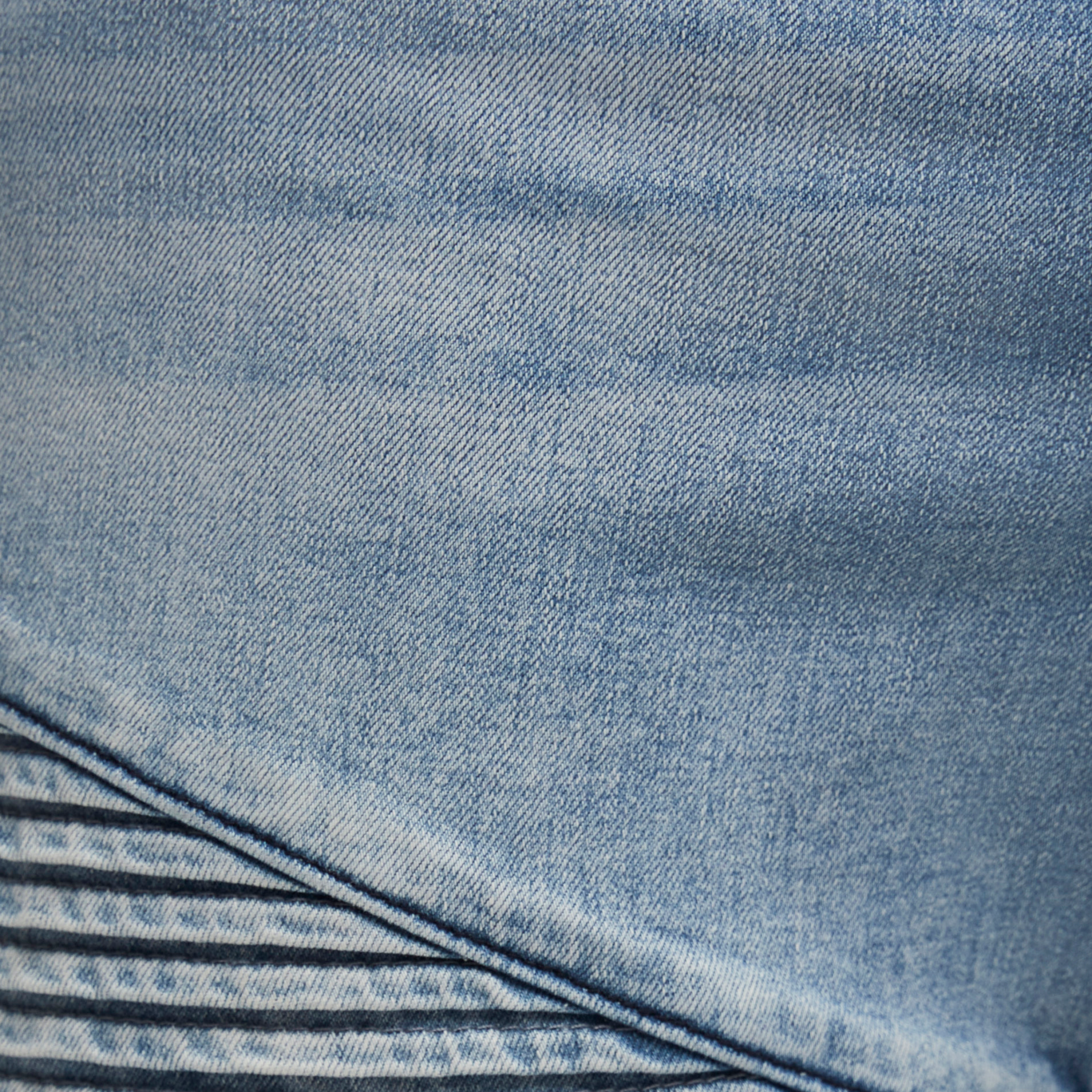 Blue Blazey Stretch Denim Joggers