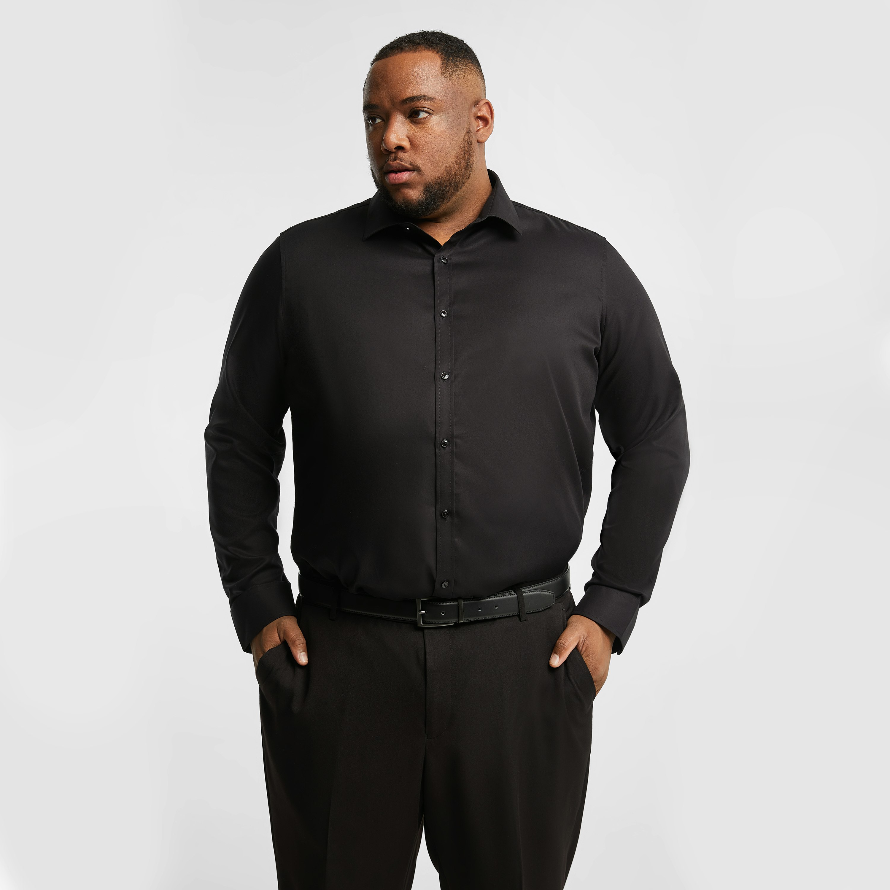 Black London Classic Dress Shirt AXL+CO by Connor