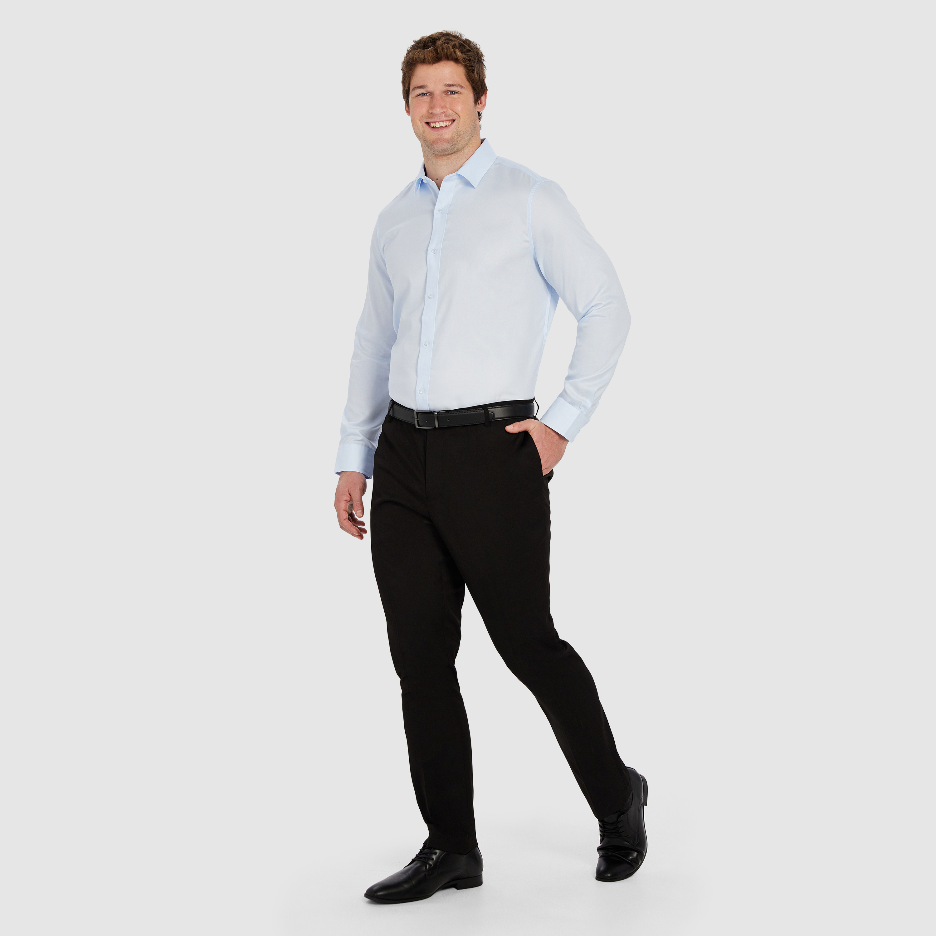 Light Blue London Classic Dress Shirt