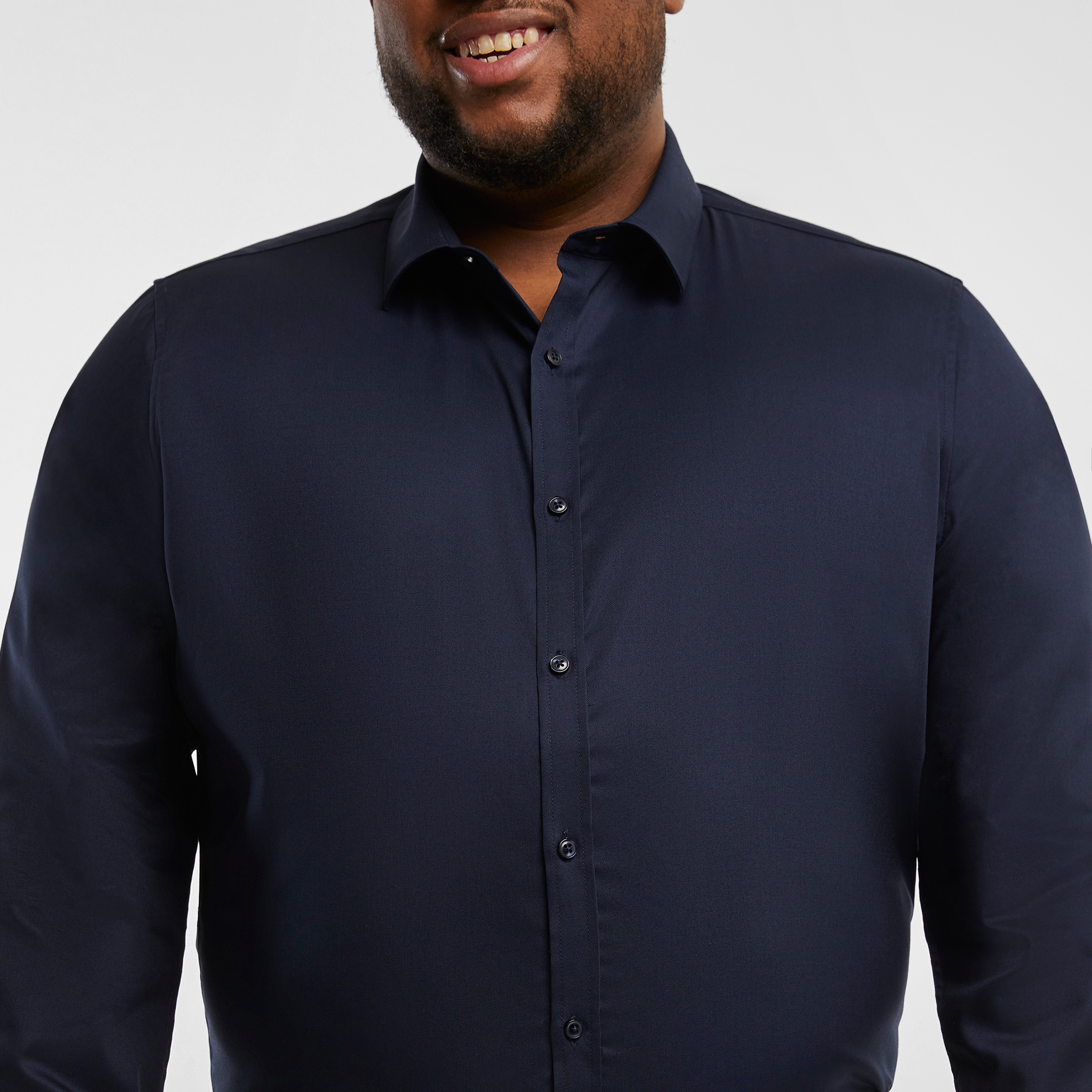 Navy London Classic Dress Shirt