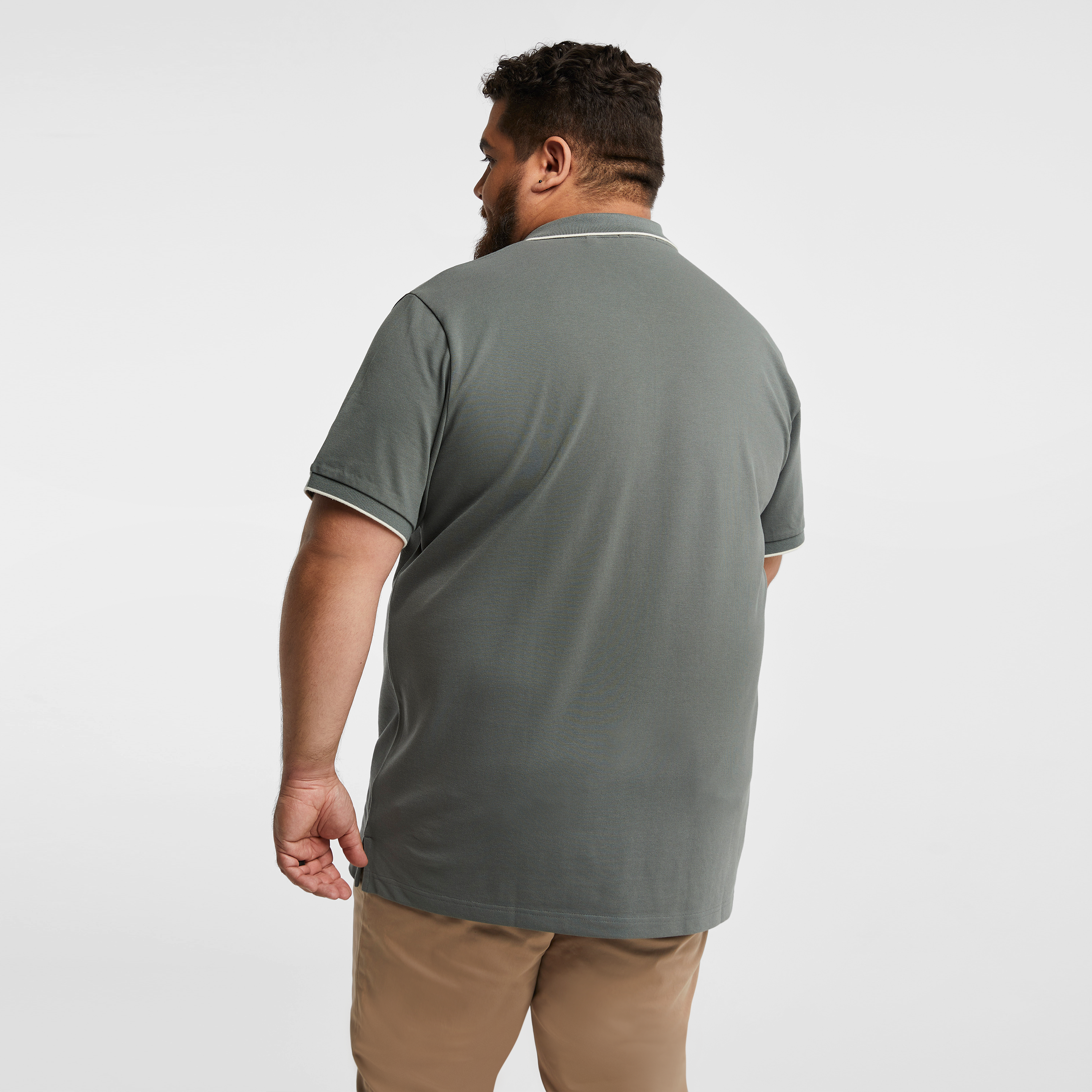 Green Judson Cotton Blend Polo Shirt