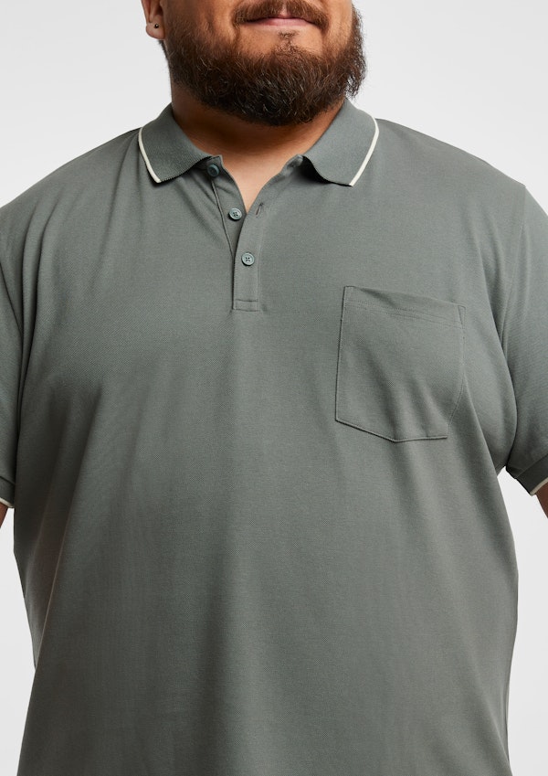 Green Judson Cotton Blend Polo Shirt