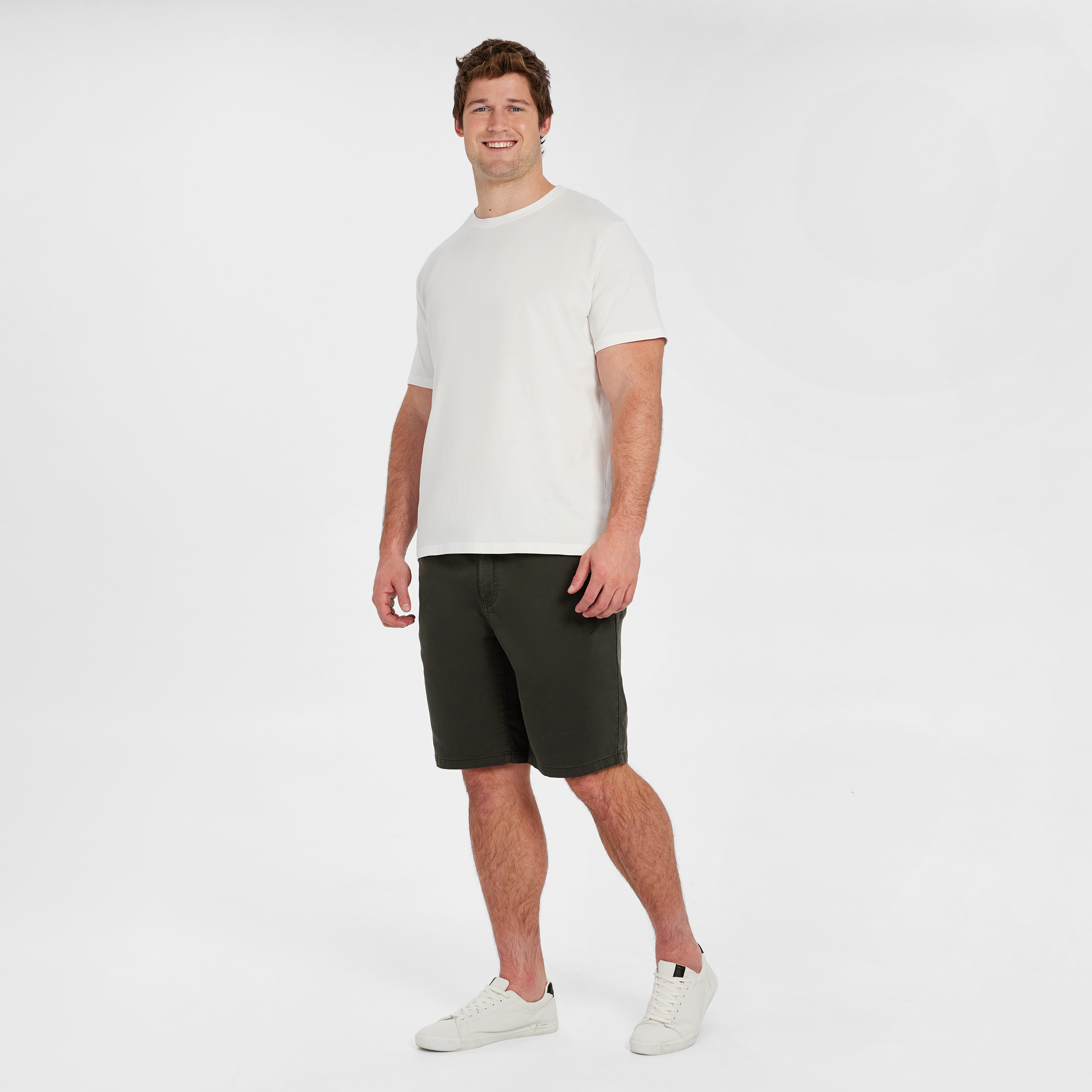 Olive Ellis Elastic Waist Shorts