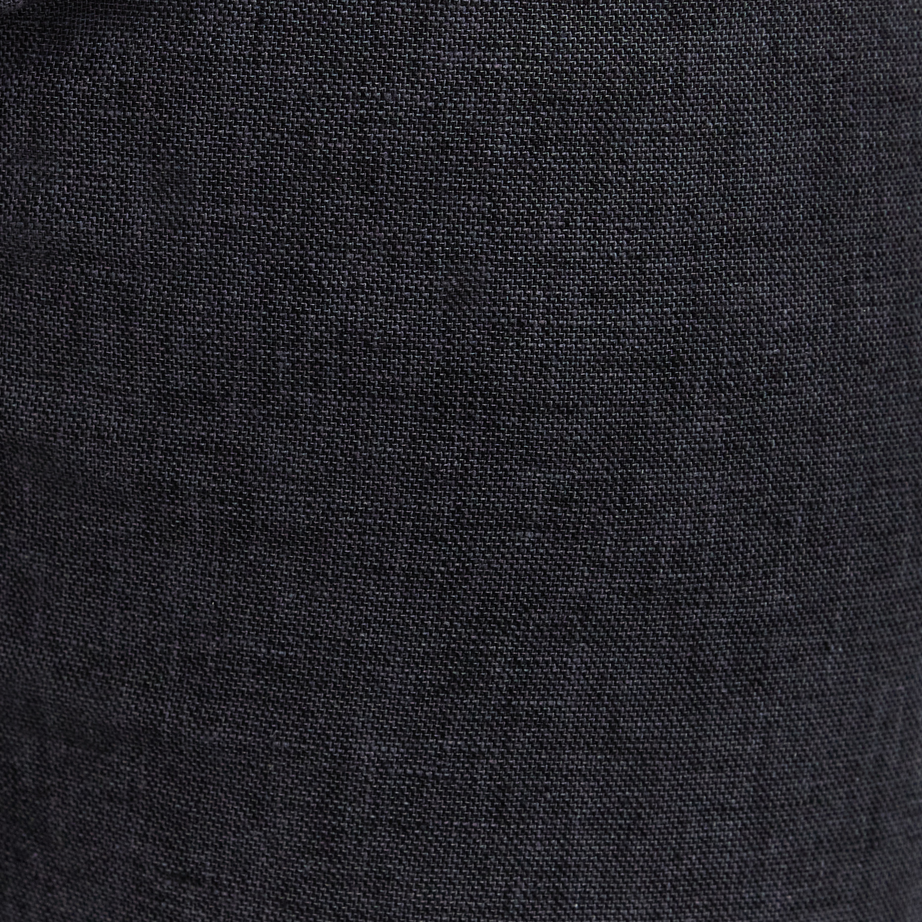 Charcoal Cheston Linen Blend Shorts