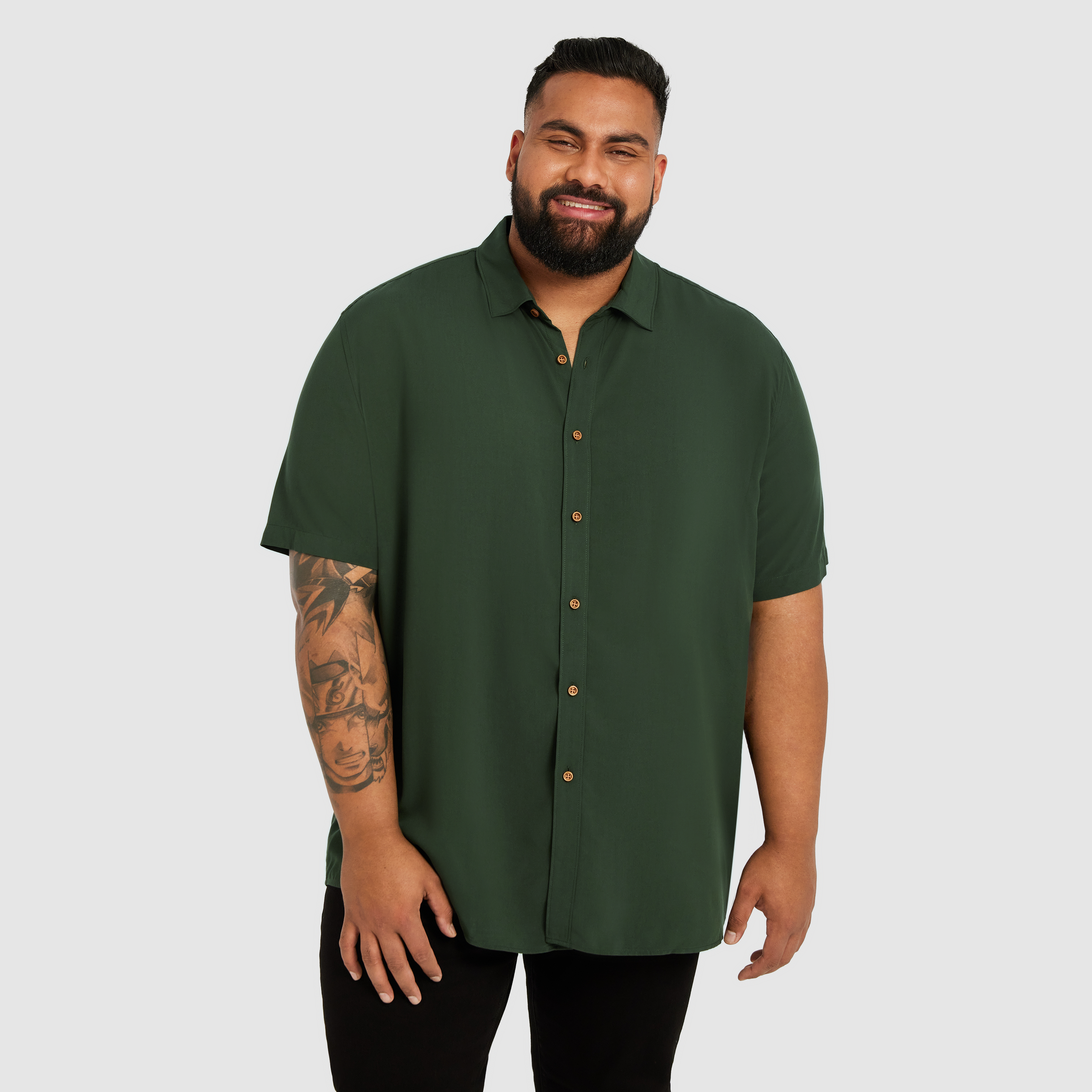 Military Dom Short Sleeve Viscose Shirt